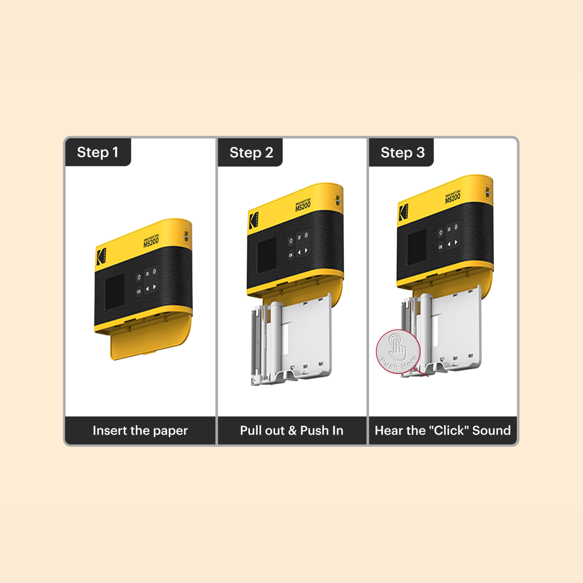 KODAK 4PASS All-in-one 2.1"x3.4" Cartridge, 60 Photos (ICRG-260)