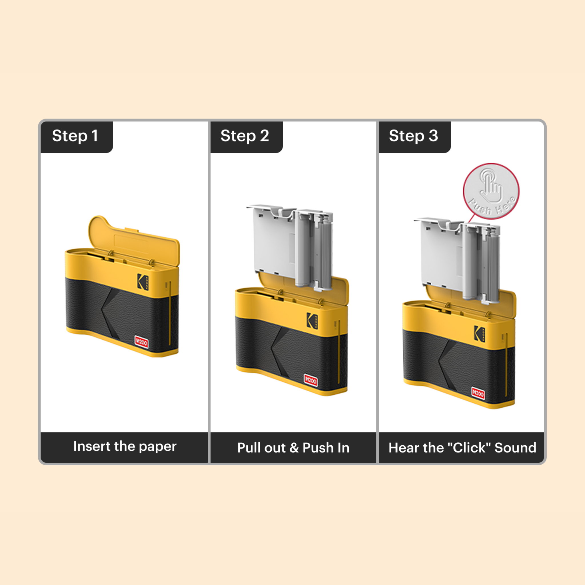 KODAK 4PASS All-in-one 2.1"x3.4" Cartridge, 60 Photos (ICRG-260)