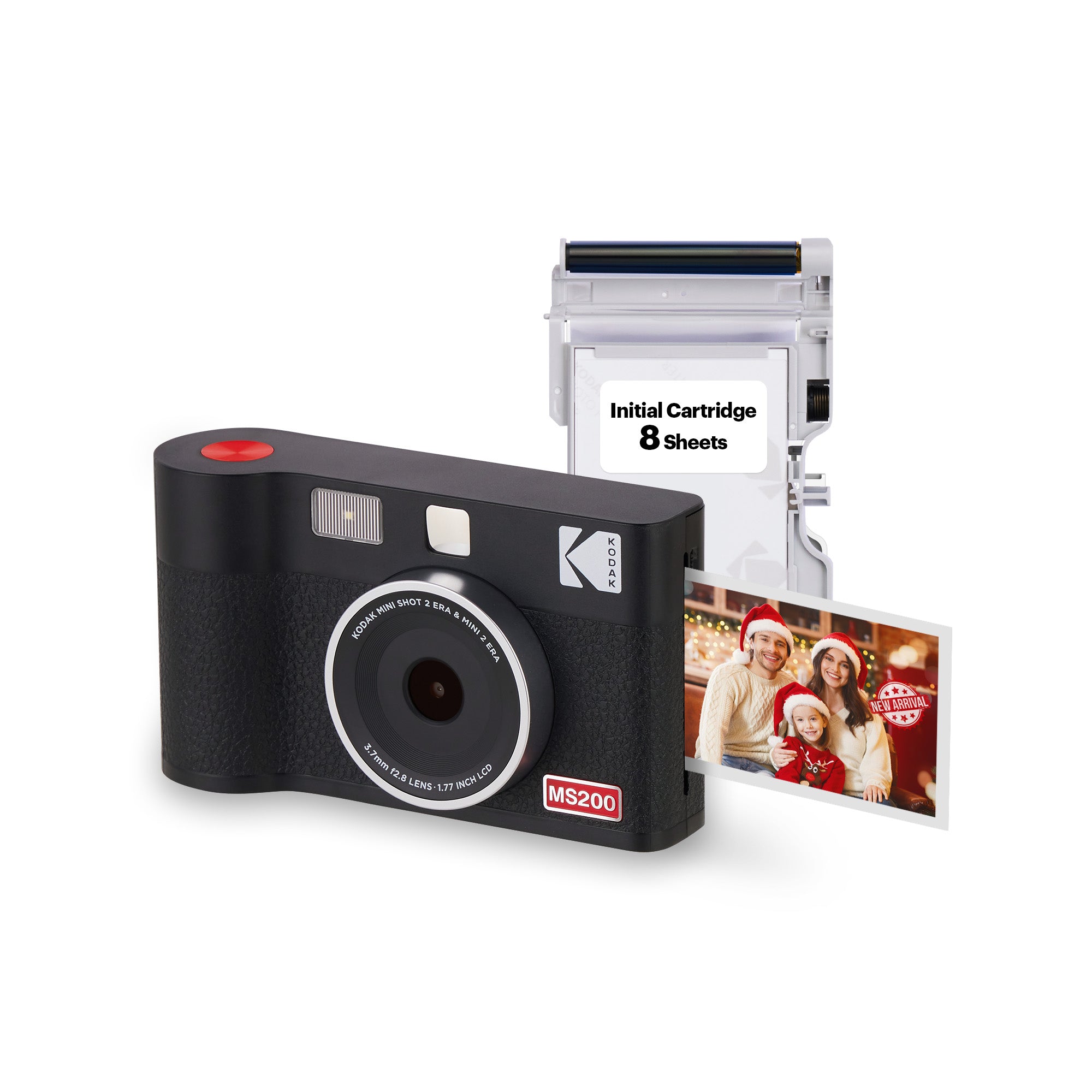 KODAK Mini Shot 2 ERA 2-in-1 Instant Camera and Photo Printer (2.1x3.4)  (Camera + 8 Sheets)