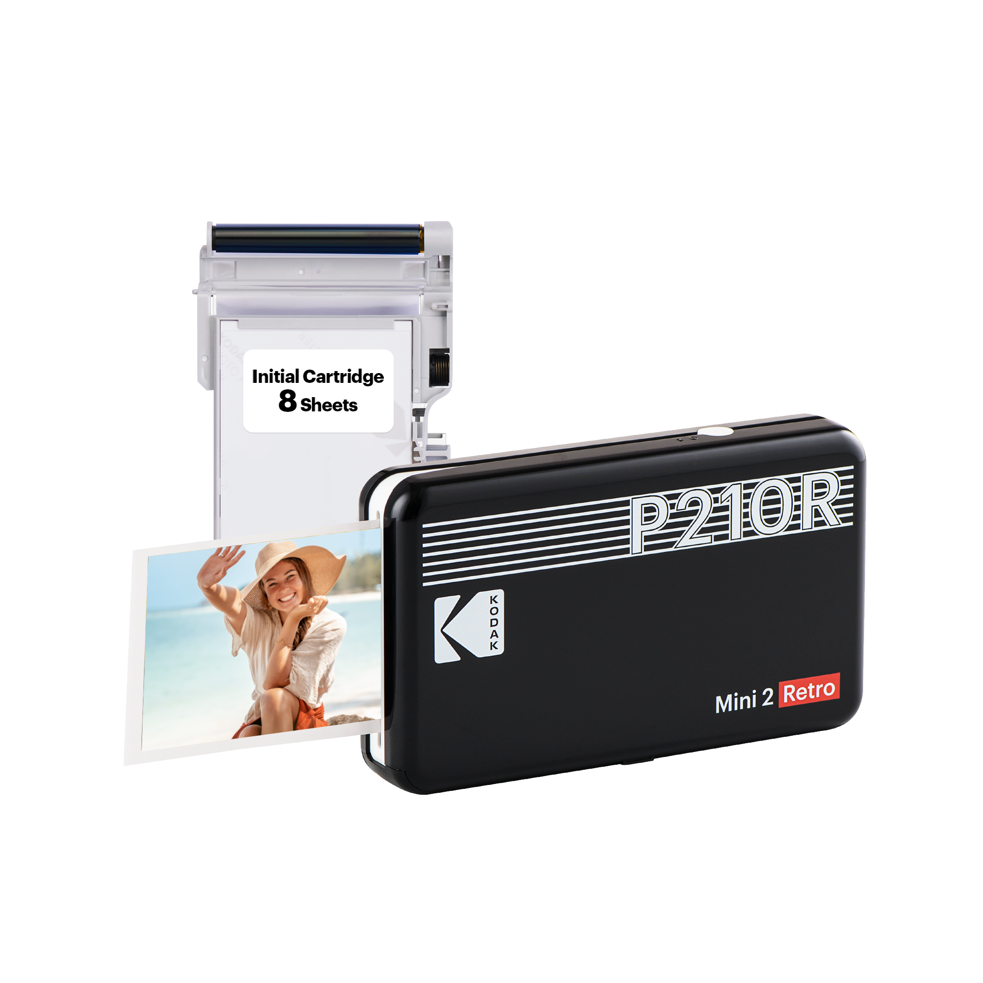 Kodak Mini 2 Retro (P210R) Portable Instant Photo Printer | 2.1 x 3.4 Photo  Printer – Kodak Photo Printer