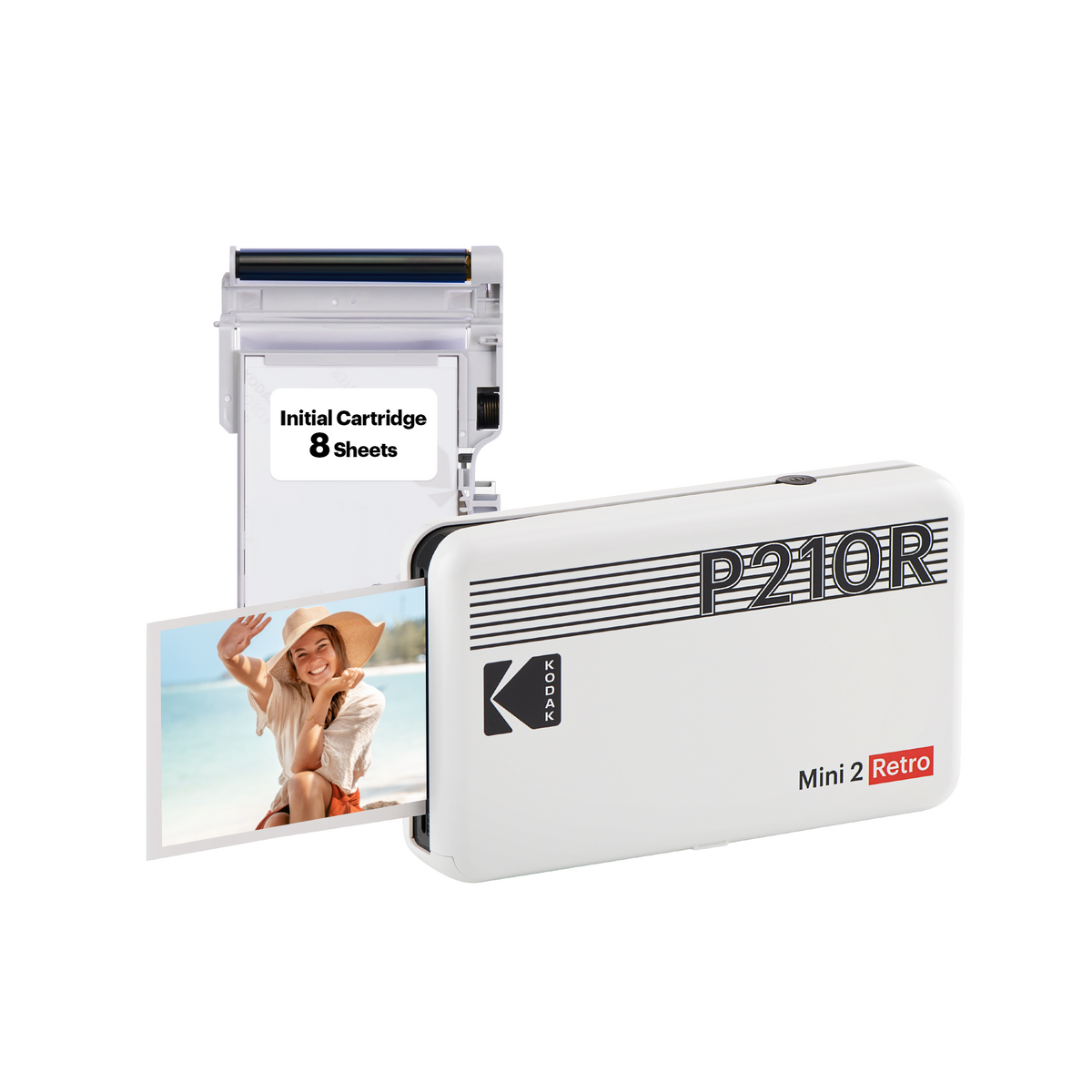 Kodak Mini 2 Retro (P210R) Portable Instant Photo Printer | 2.1 x 3.4 Photo  Printer – Kodak Photo Printer