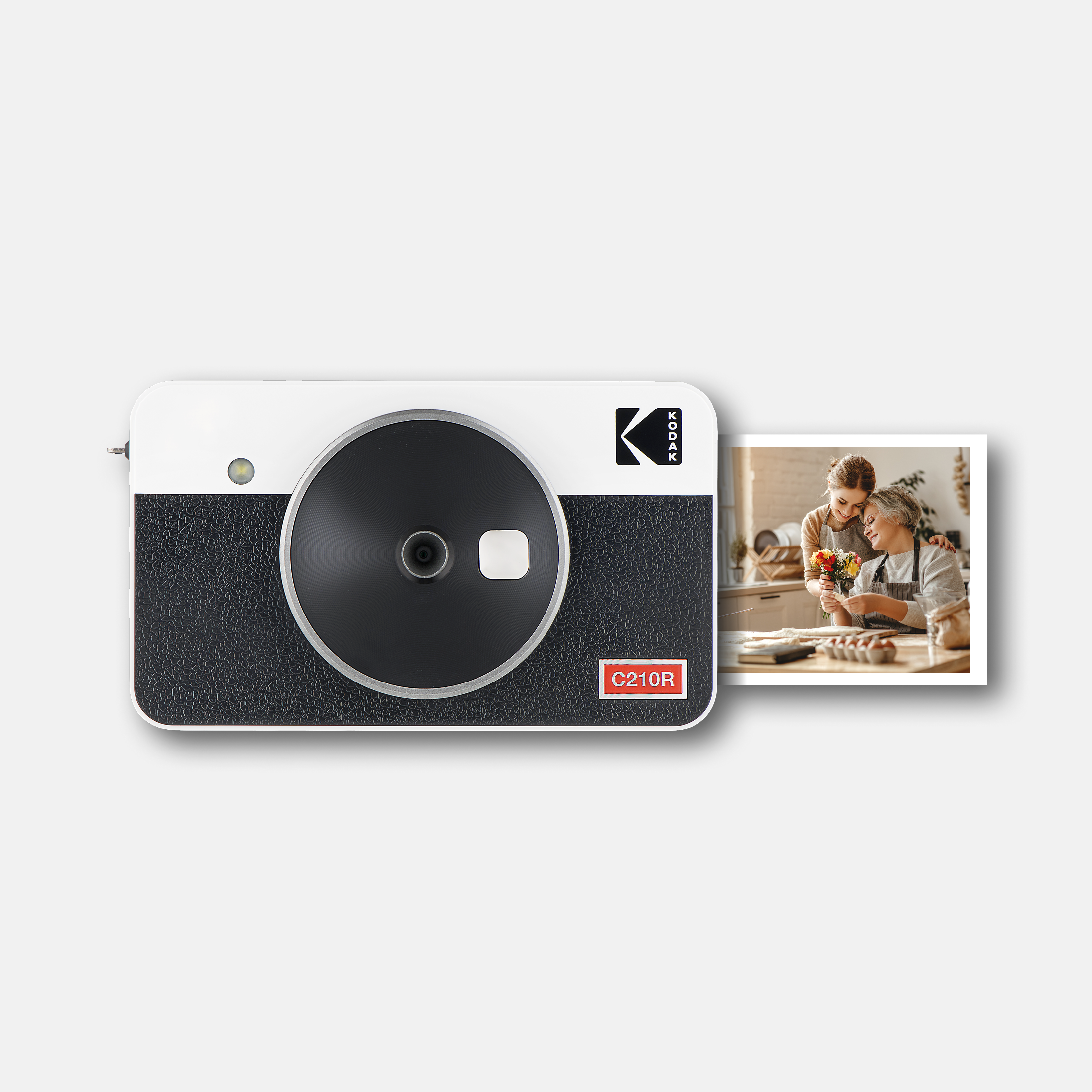 Kodak Mini Shot 2 Tragbare, kabellose Sofortbildkamera und Fotodrucker im Retro-Stil, Real Photo (2.1x3.4) 4Pass-Technologie