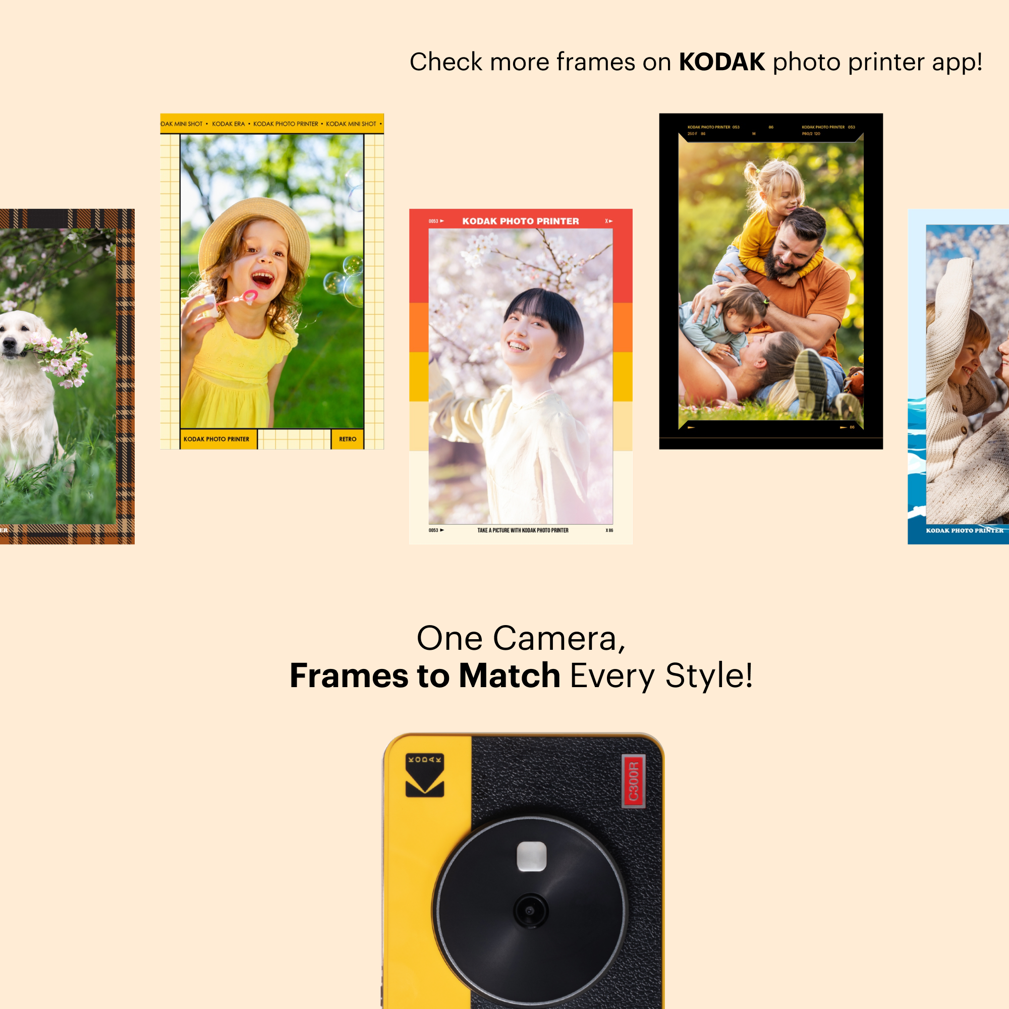 KODAK Mini Shot 3 Retro C300R 30 sheet Gift Bundle