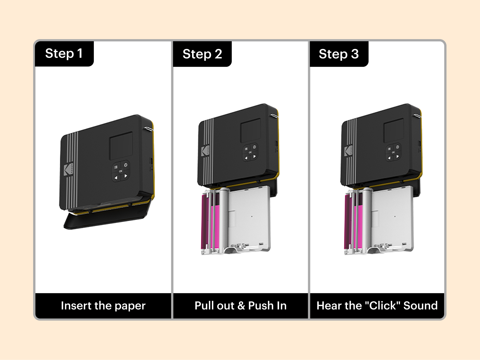 KODAK Mini Shot 3 Retro C300R 30 sheet Gift Bundle