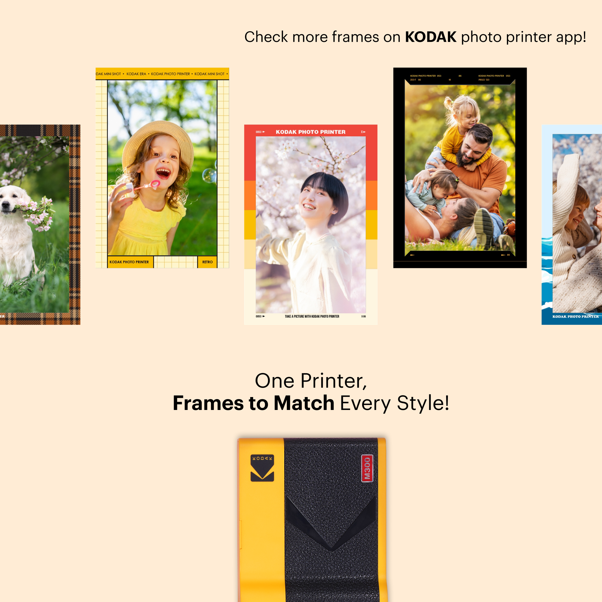 Imprimante photo portable KODAK Mini 2 ERA 4PASS (2,1x3,4) (imprimante + 8 feuilles)…