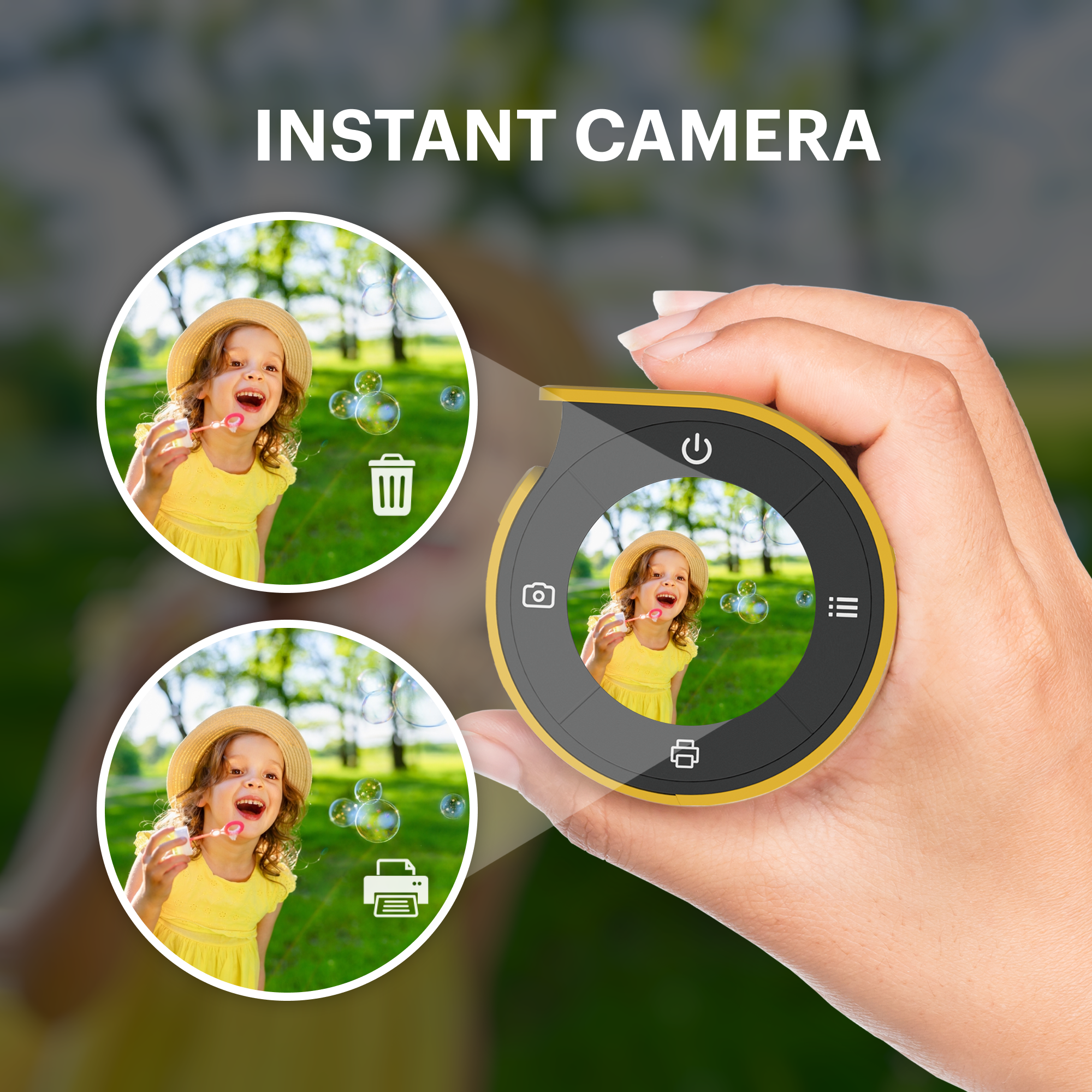 KODAK MemoShot Era MS100 Bundle - Instant Camera & Label Printer with 9 Rolls