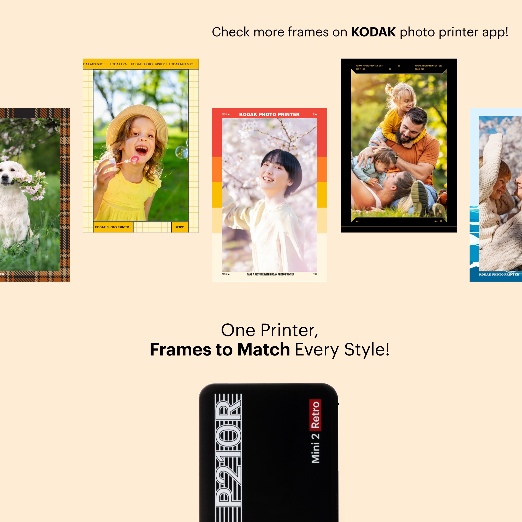 KODAK Mini 2 Retro P210R 30 sheet Gift Bundle