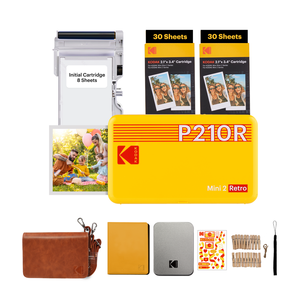 kodak 柯达 mini 2 retro p210r 口袋 相 印 机