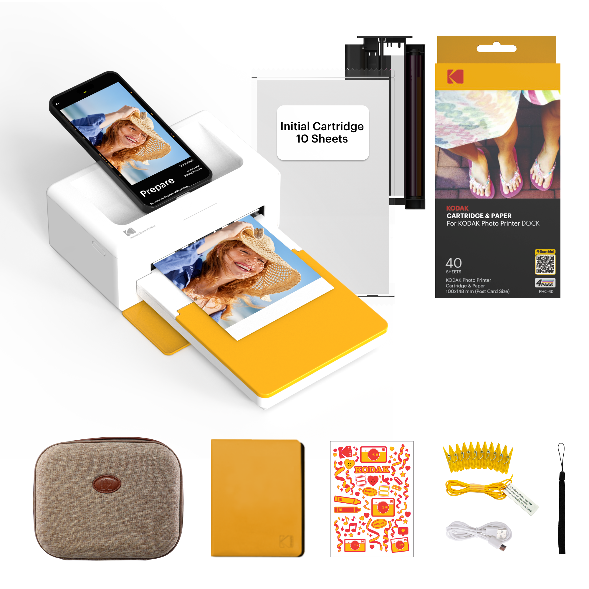 KODAK Dock Plus Retro PD460 Gift Bundle