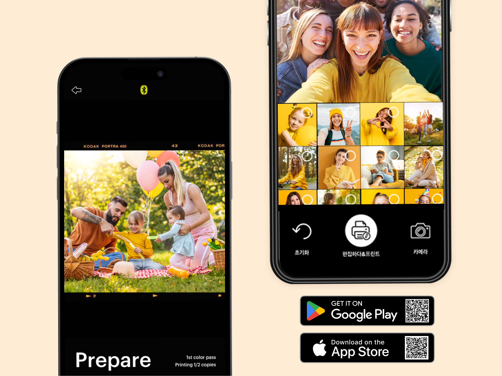 Kodak Dock Plus 4x6" Bluetooth Instant Photo Printer, 4Pass & Laminierprozess - 80 Blatt Bundle