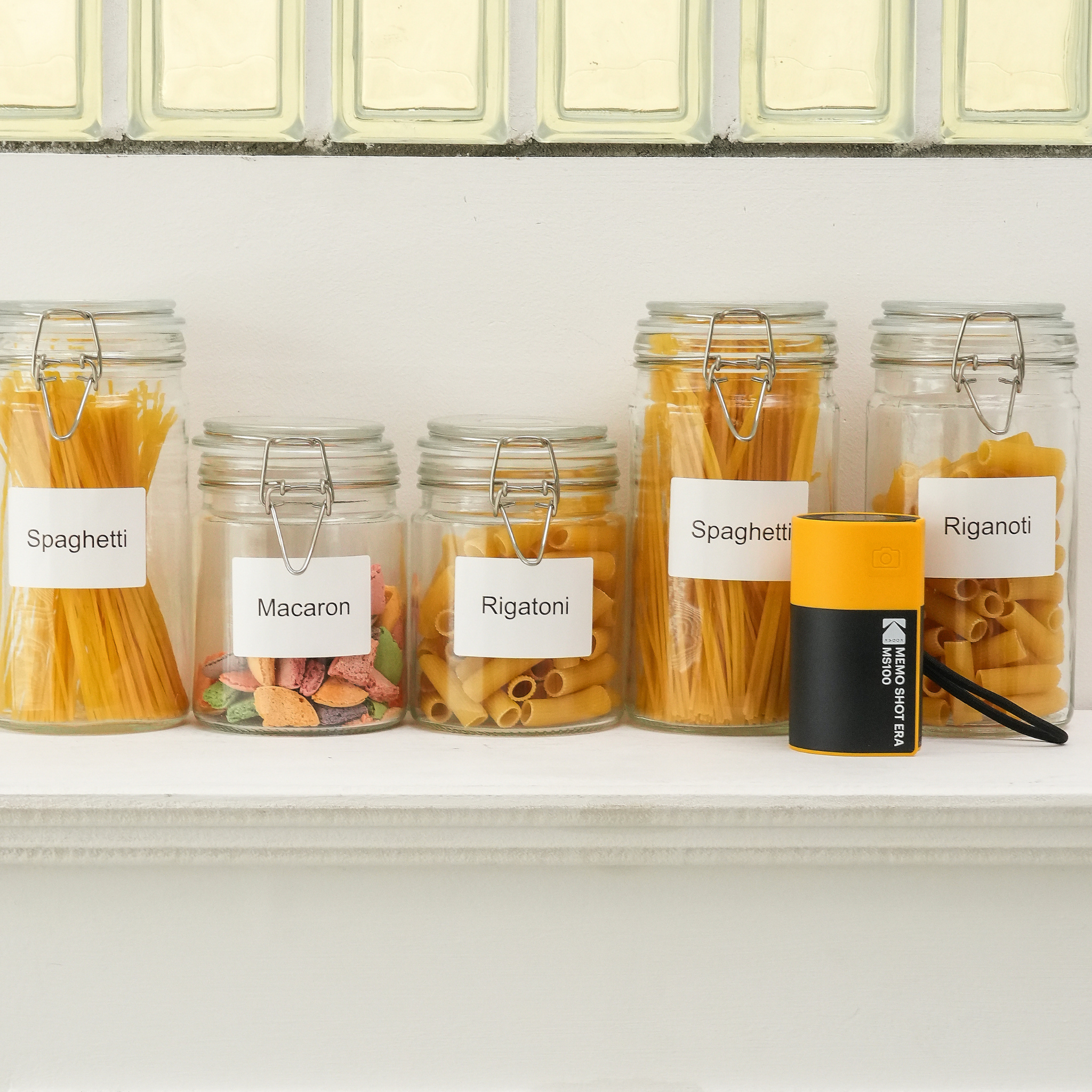 KODAK MemoShot Era MS100 Bundle - Instant Camera & Label Printer with 9 Rolls