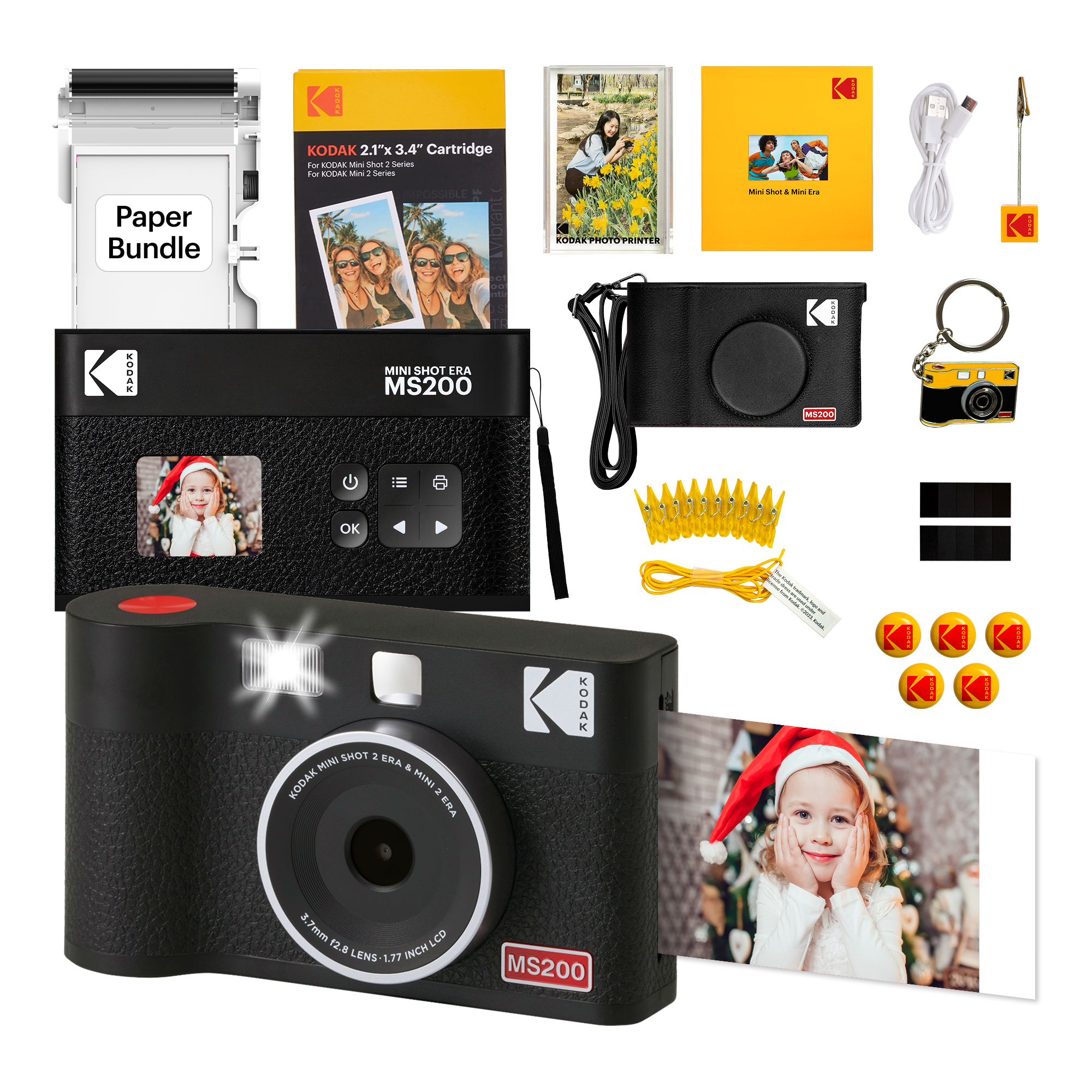 KODAK Mini Shot 2 Era MS200 Gift Bundle