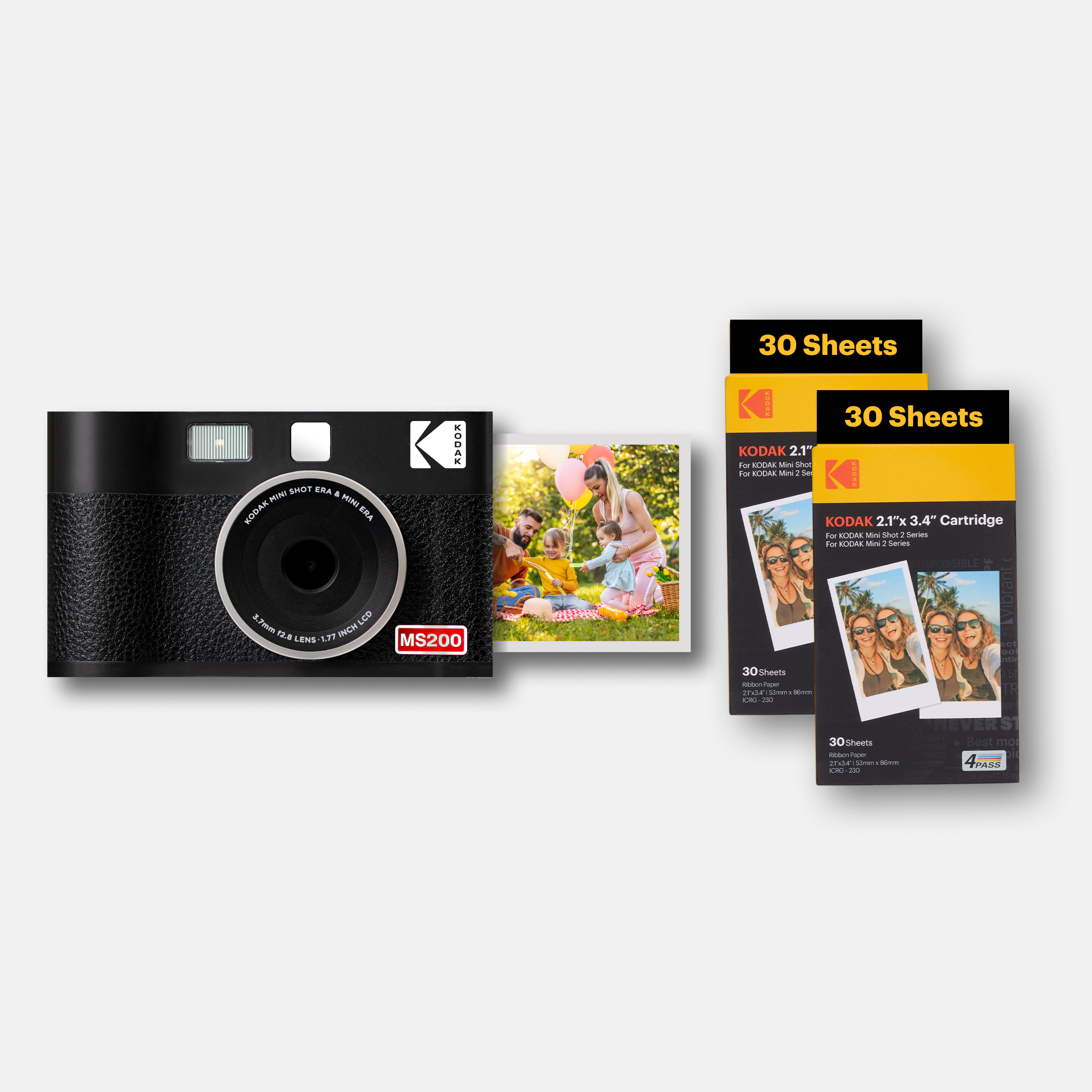 KODAK Mini Shot 2 Era MS200 Bundle