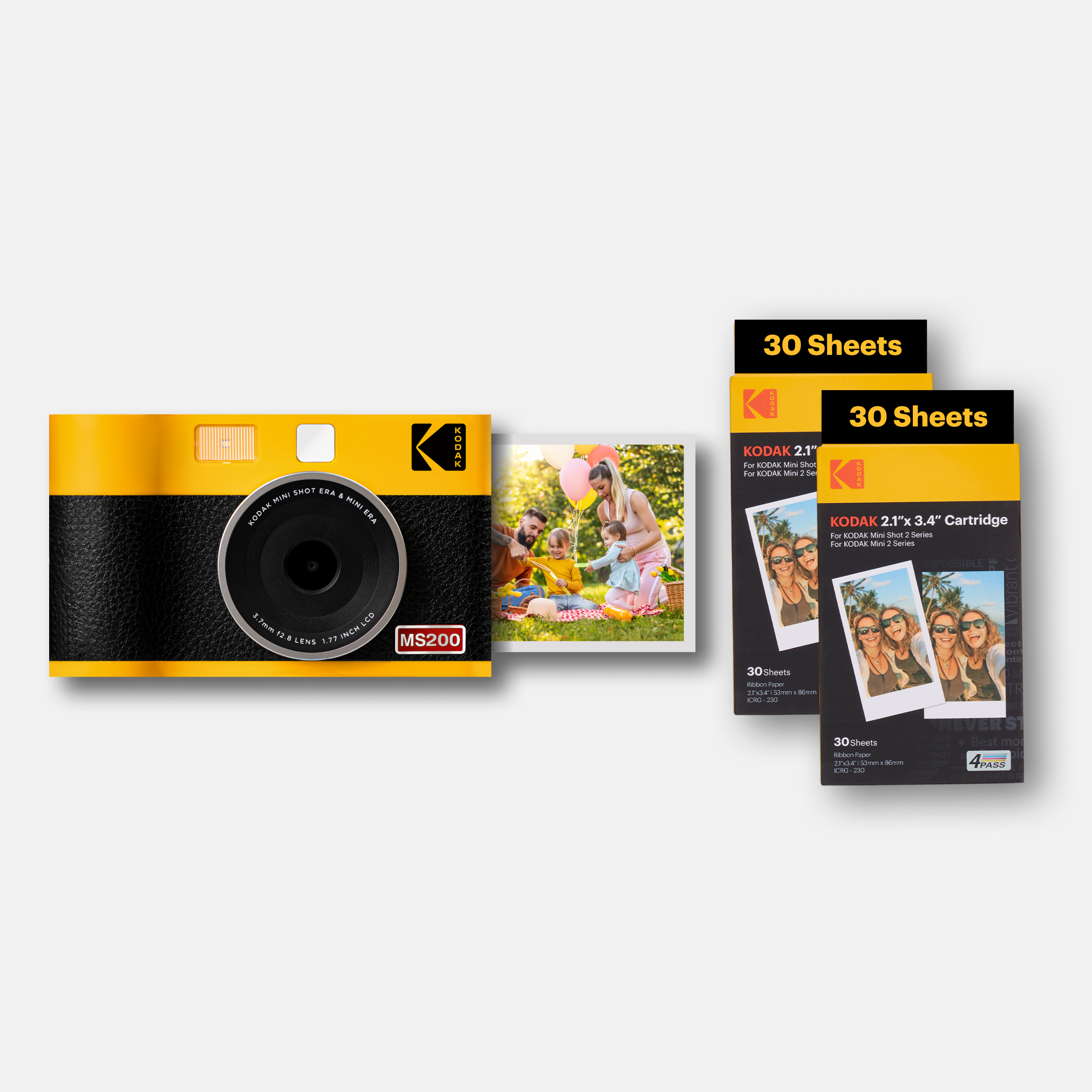 KODAK Mini Shot 2 Era MS200 Bundle