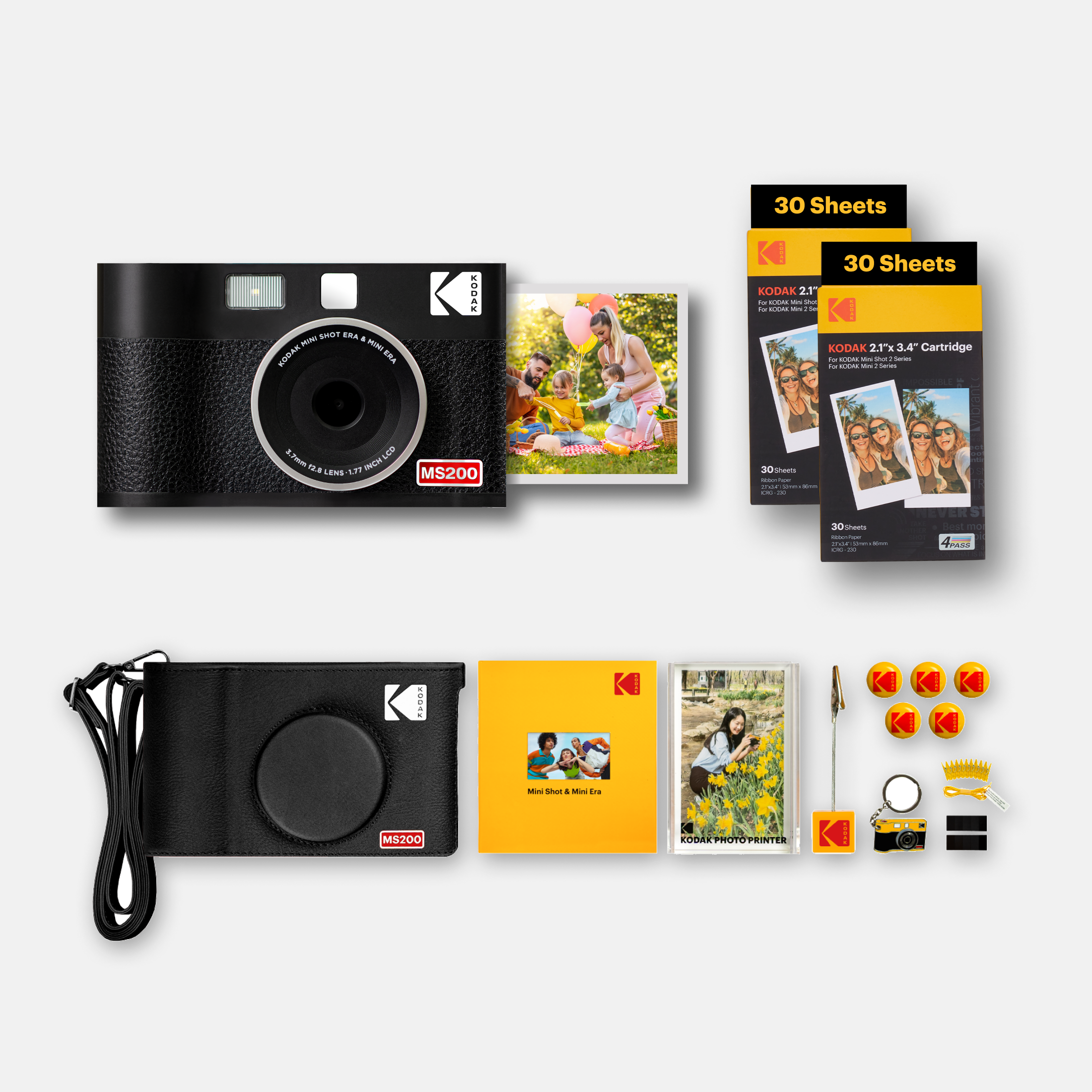 KODAK Mini Shot 2 Era MS200 Gift Bundle