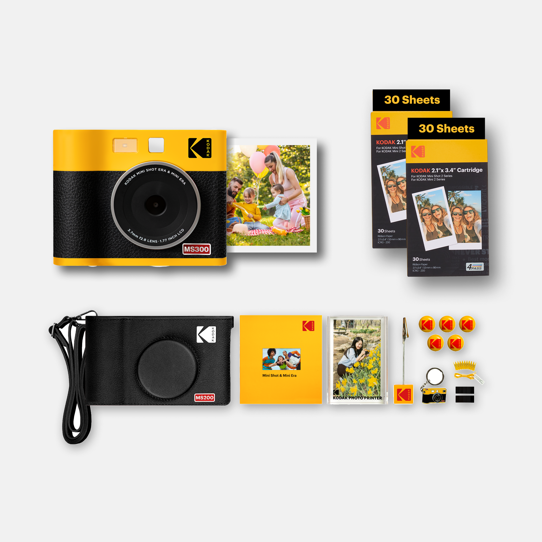 KODAK Mini Shot 3 Era MS300 Gift Bundle