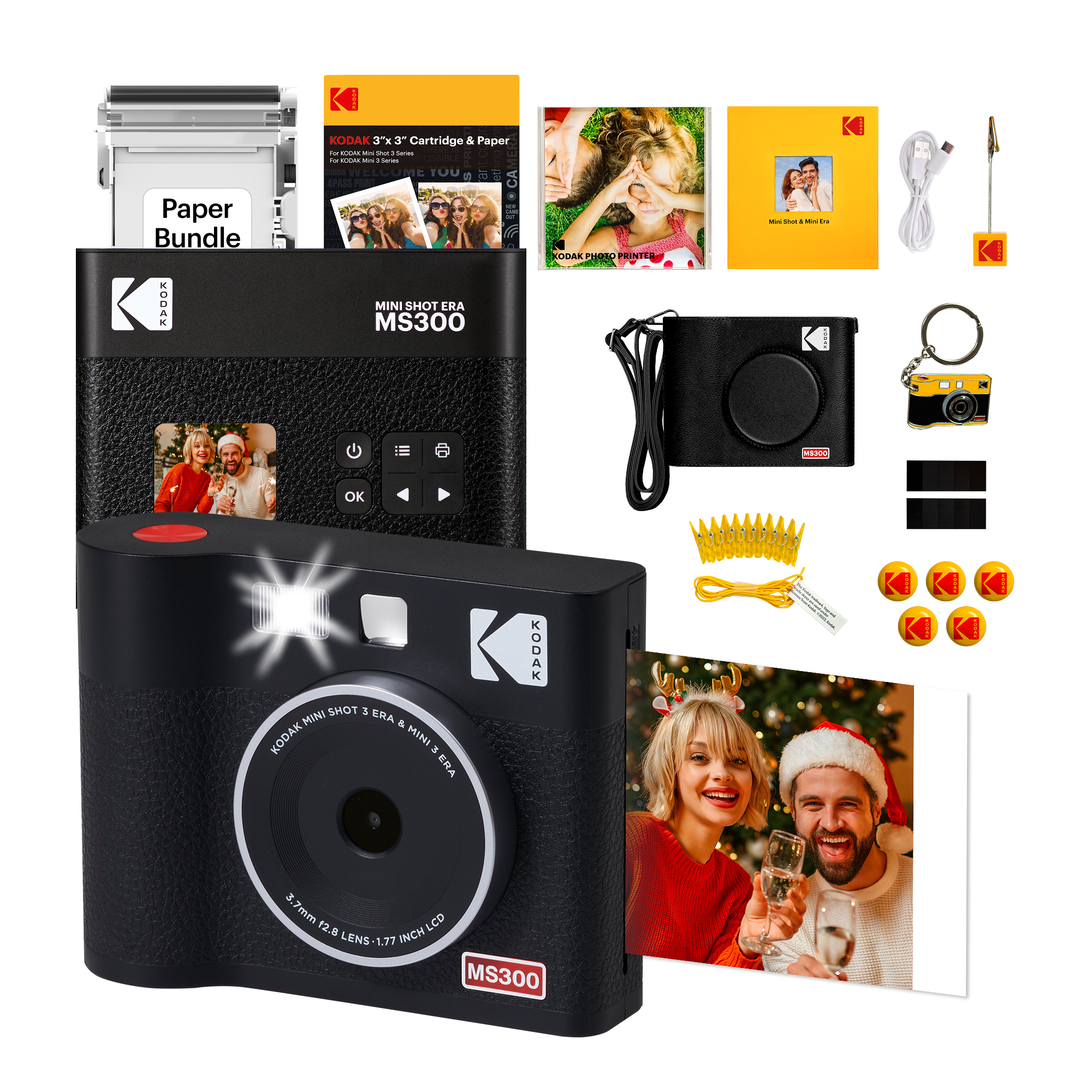 KODAK Mini Shot 3 Era MS300 Gift Bundle