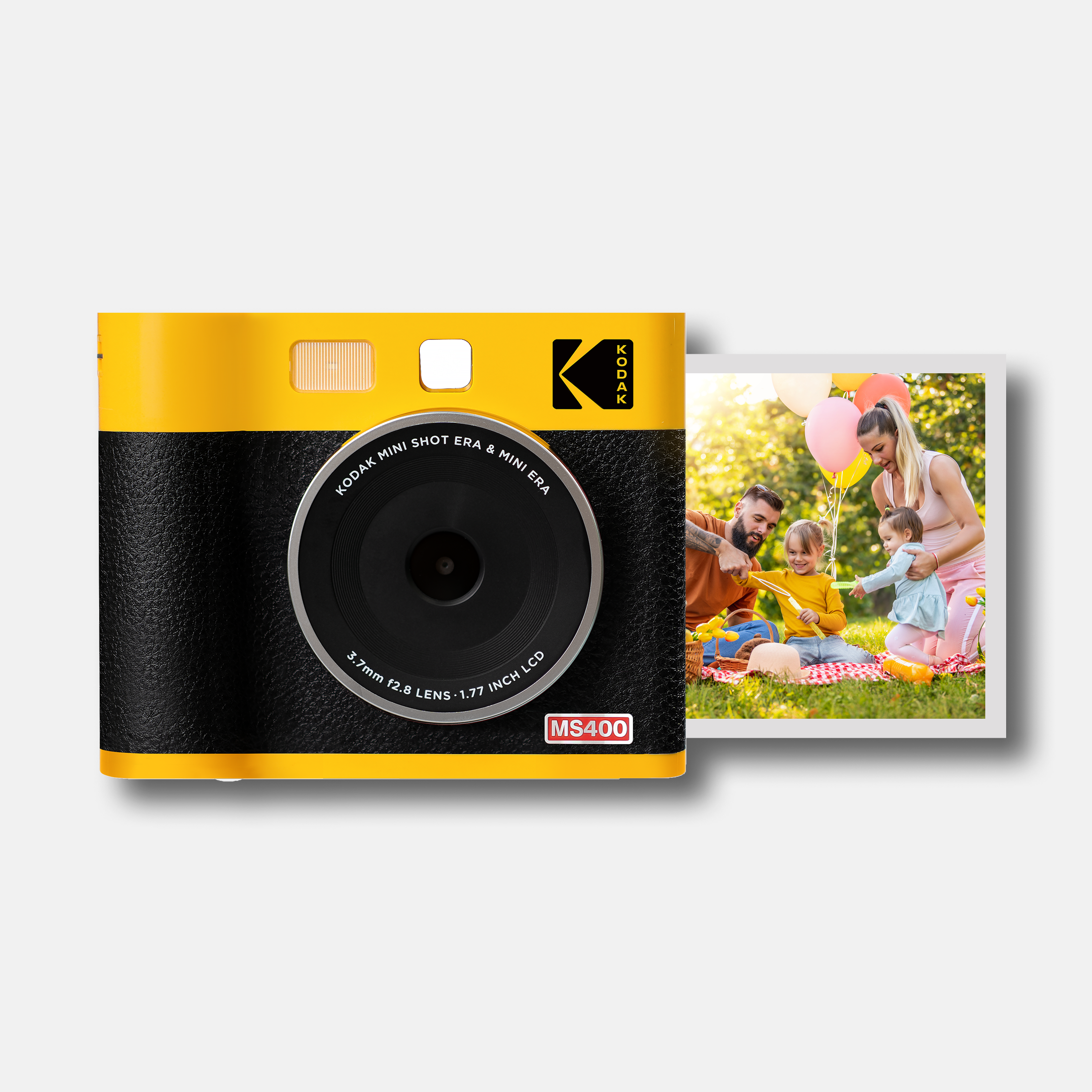 KODAK Mini Shot 4 ERA 4PASS Appareil photo instantané et imprimante photo 2 en 1 (4x4) (appareil photo + 8 feuilles)…