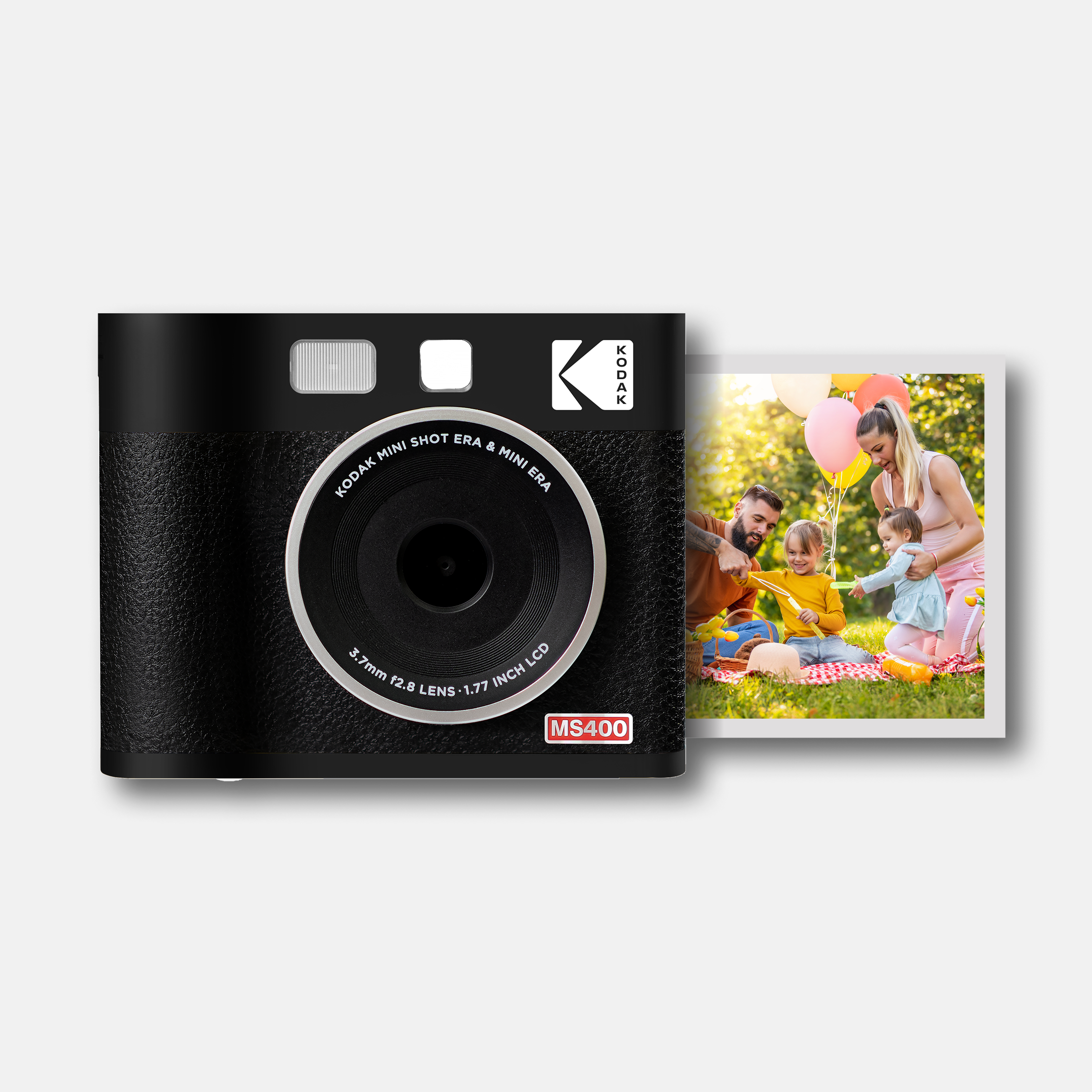 KODAK Mini Shot 4 ERA 4PASS Appareil photo instantané et imprimante photo 2 en 1 (4x4) (appareil photo + 8 feuilles)…