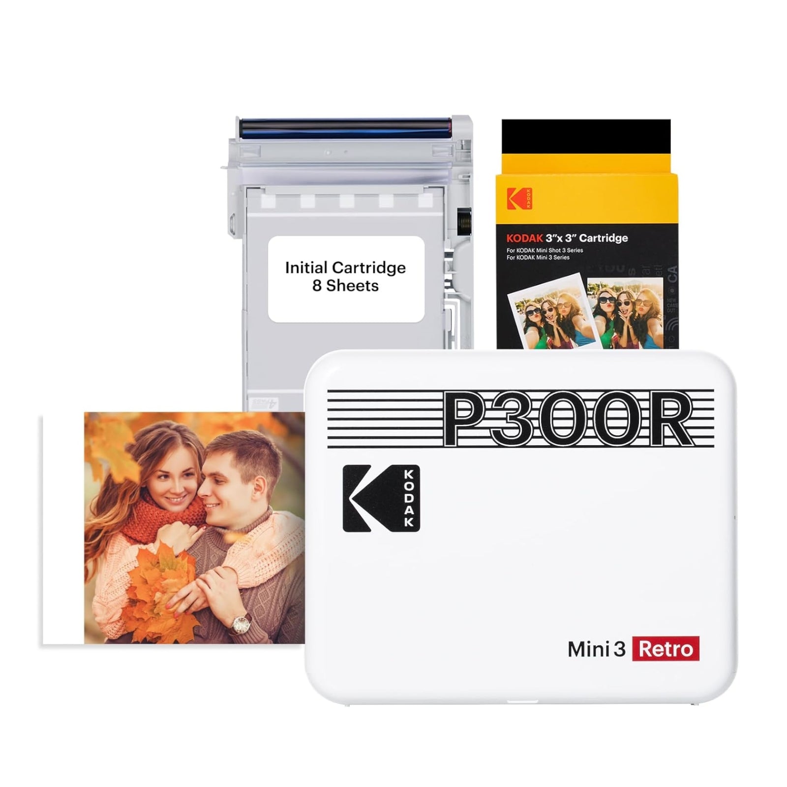 Kodak Mini 3 Retro (P300R) Portable Photo Printer | Best Printer