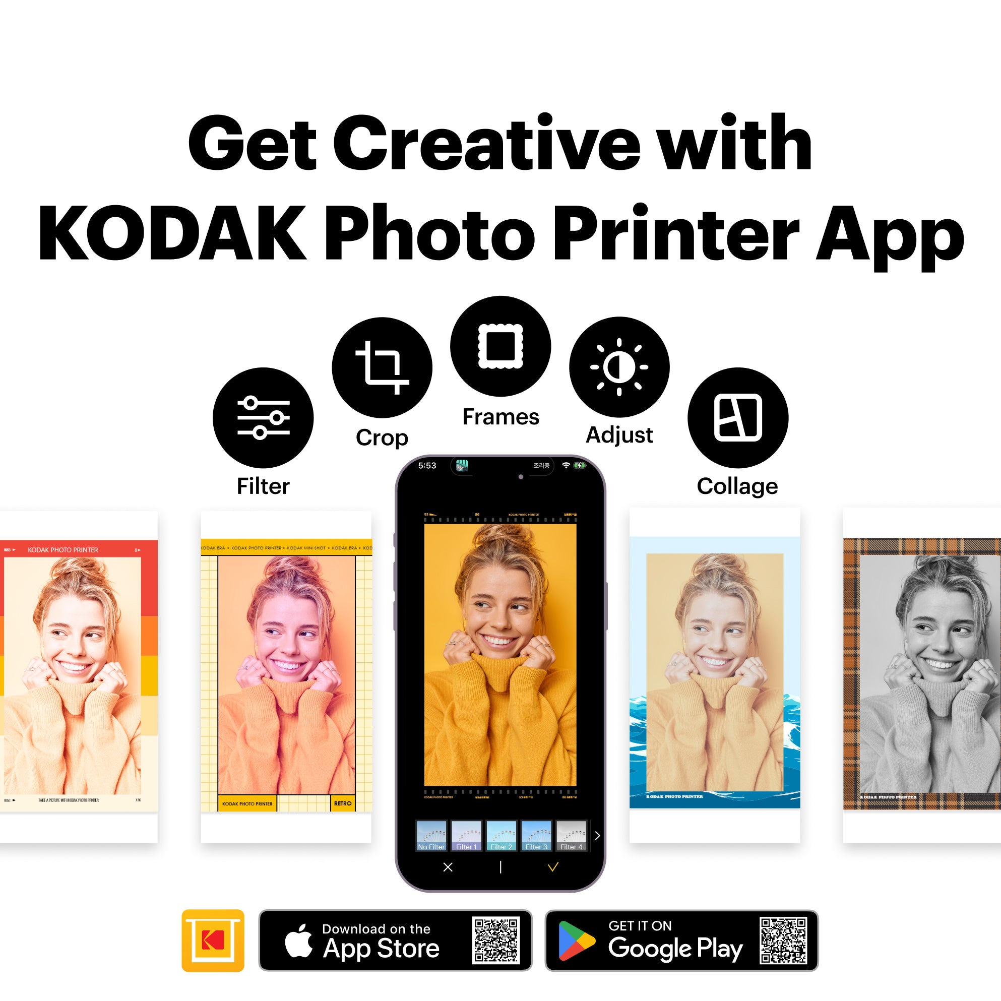 KODAK Dock Plus Retro 4x6 Inch PD460 Photo Printer