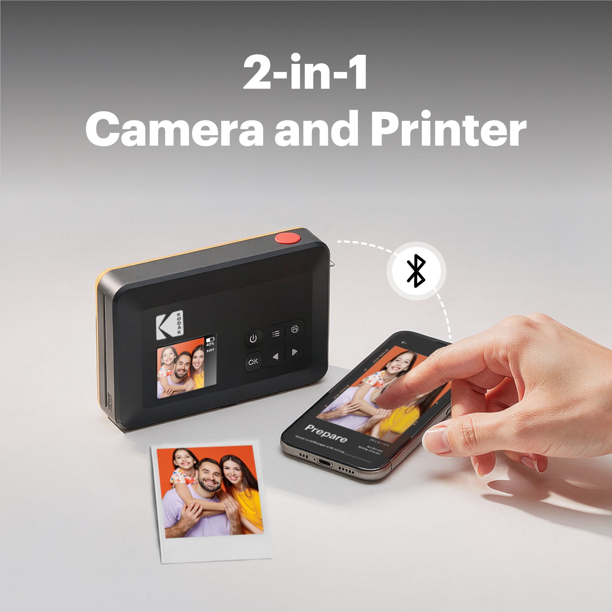 KODAK Mini Shot 2 Retro 2.1x3.4 Inch C210R 38 Sheet Gift Bundle