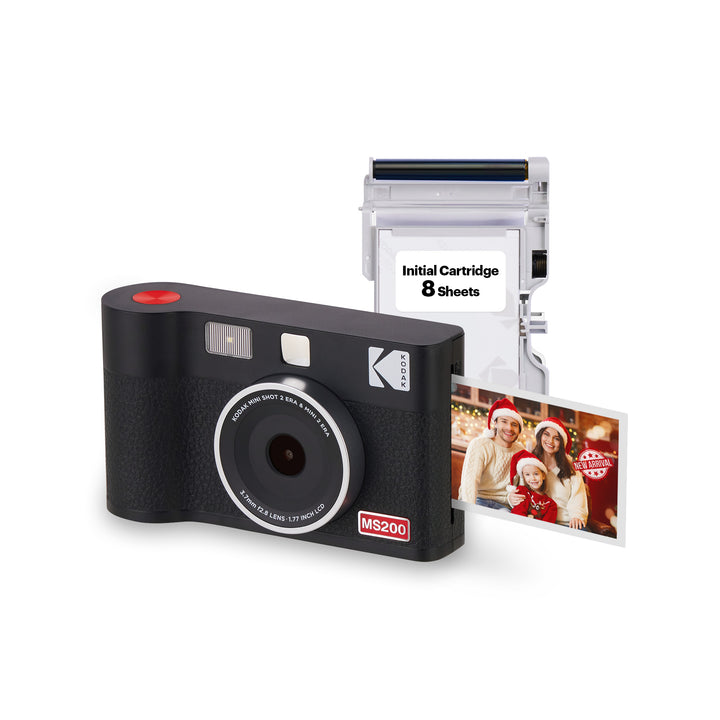 KODAK Mini Shot 2 ERA 2-in-1 Instant Camera and Photo Printer (2.1x3.4) (Camera + 8 Sheets)