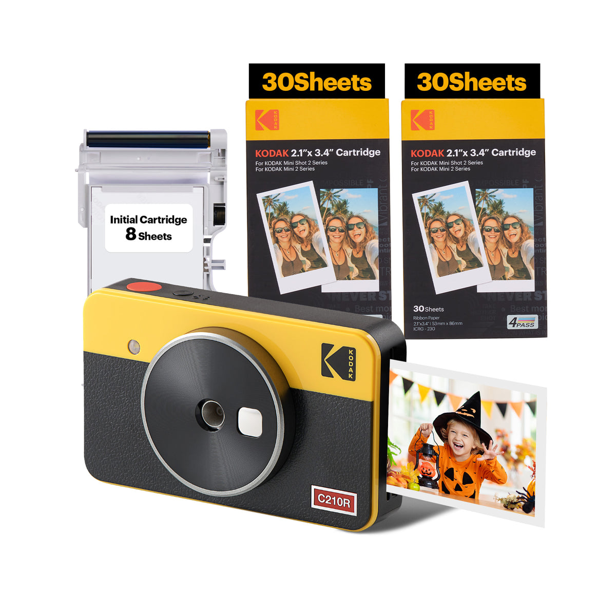 Kodak Mini Shot 2 Retro Portable Wireless Instant Camera & Photo 