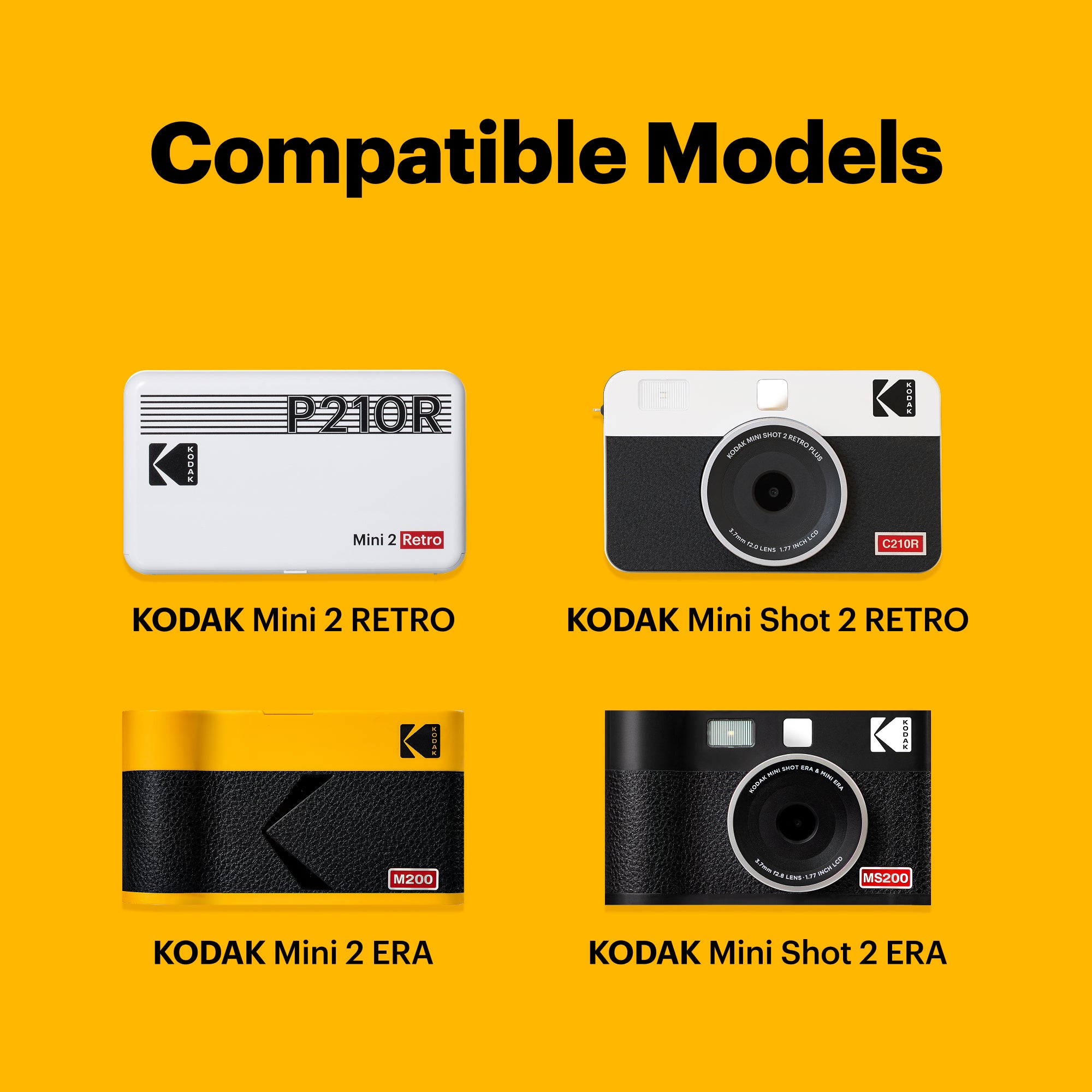 Kodak Photo Printer Mini 2 Cartridge & Refill | 2.1 x 3.4 All In