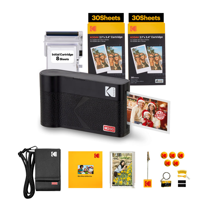 KODAK Mini 2 ERA 4PASS Portable Photo Printer (2.1x3.4) (Printer + 68 Sheets + Gift Accessories)