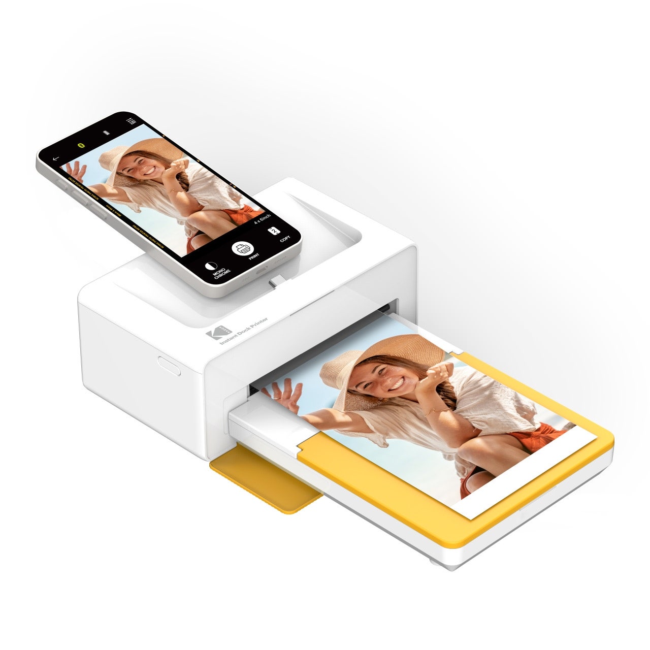 Best 4x6 Photo Printer | Kodak Dock Plus PD 460 Portable Bluetooth ...