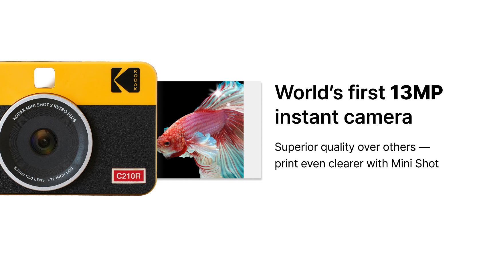 KODAK Mini Shot 2 Retro インスタントカメラ（C210R） Kodak Mini Shot 2 Retro (C210R) | Best Portable Camera Printer for