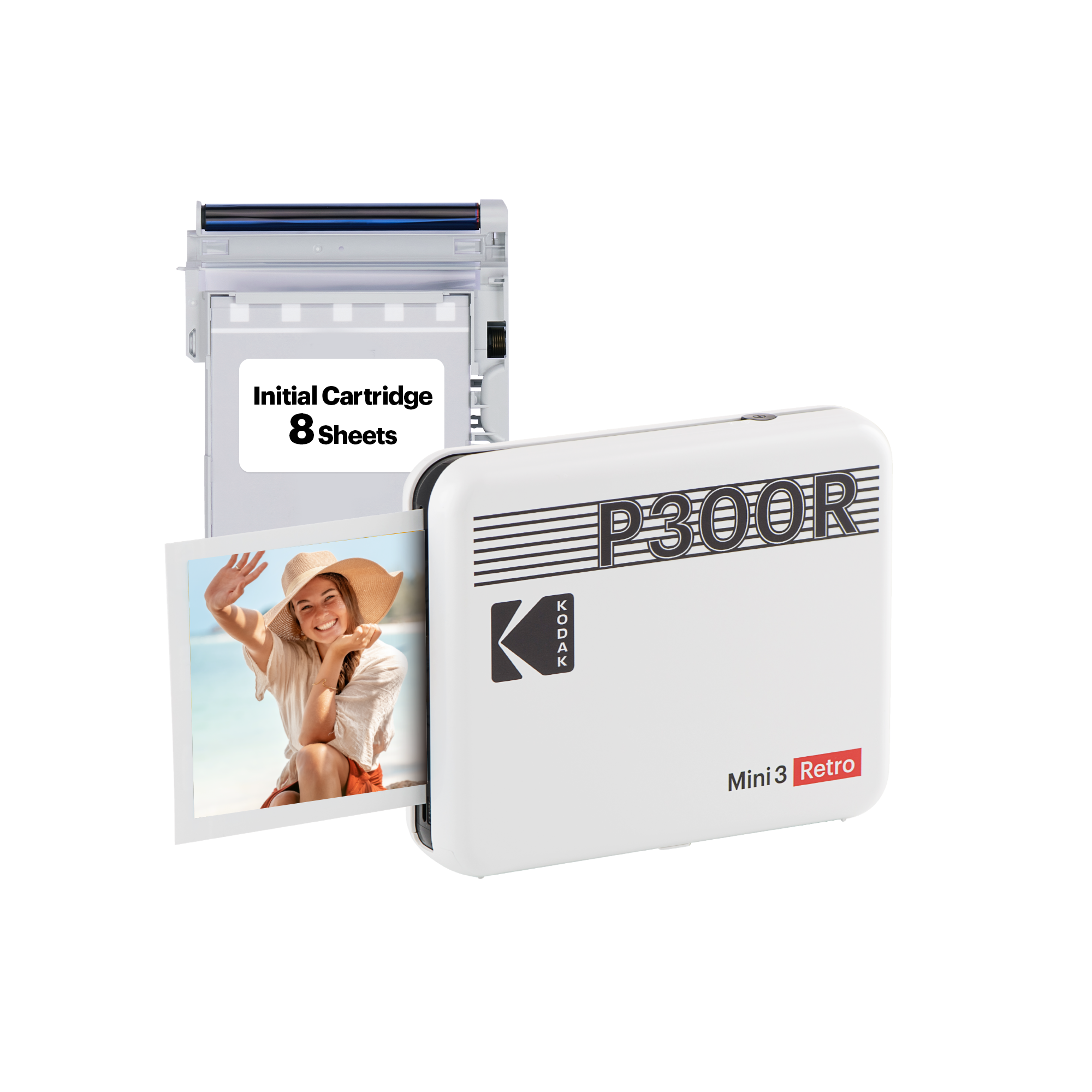 Kodak Mini 3 Retro (P300R) Portable Photo Printer | Best Printer for iphone  & Android – Kodak Photo Printer