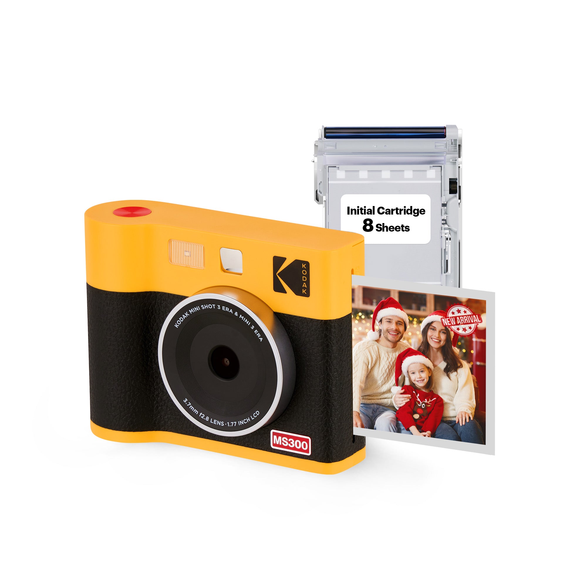 KODAK Mini Shot 3 ERA 4PASS 2-in-1 Instant Camera and Photo 