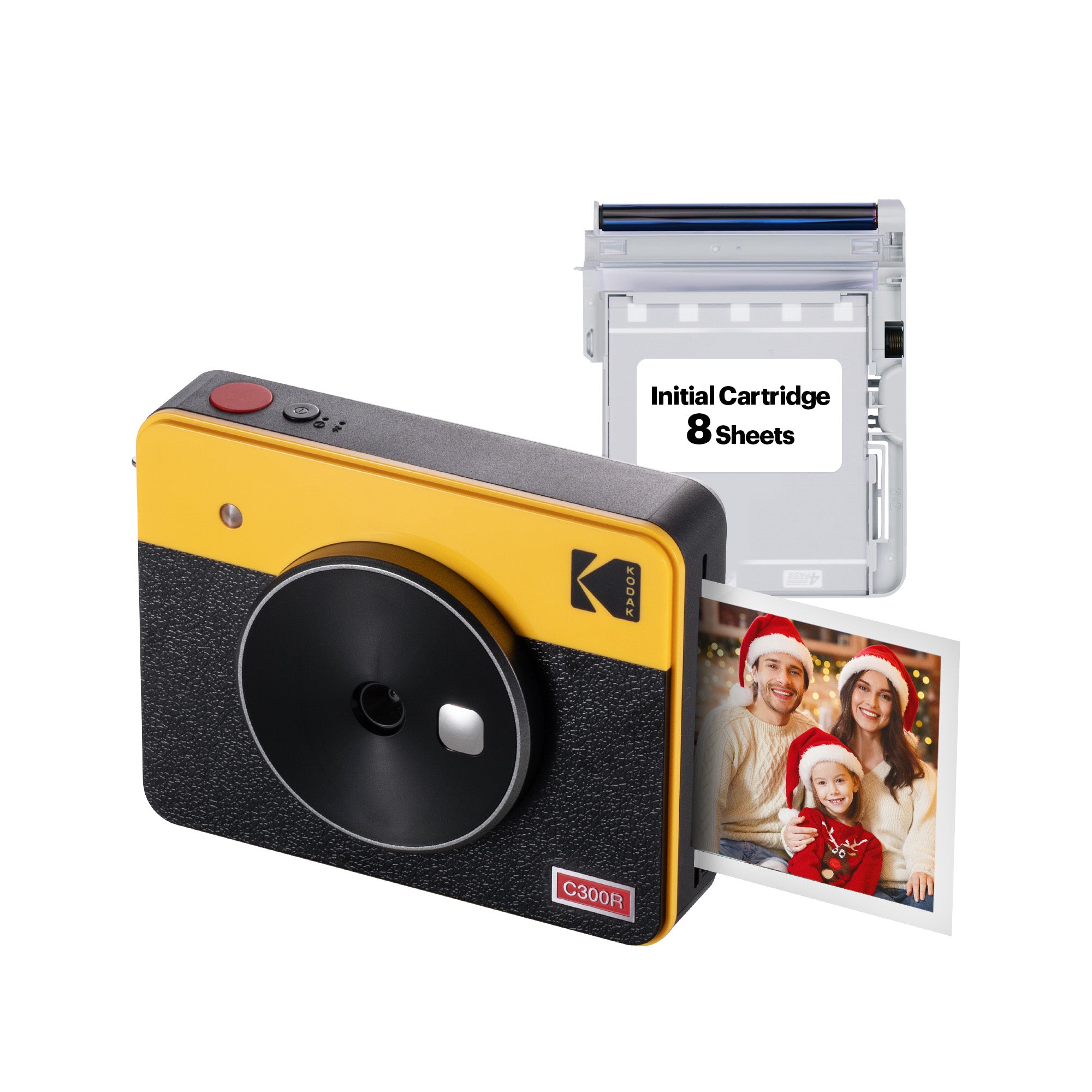 Kodak Mini Shot 3 newest Retro 3 x 3 2-in-1 Portable Instant Camera & Cartridges