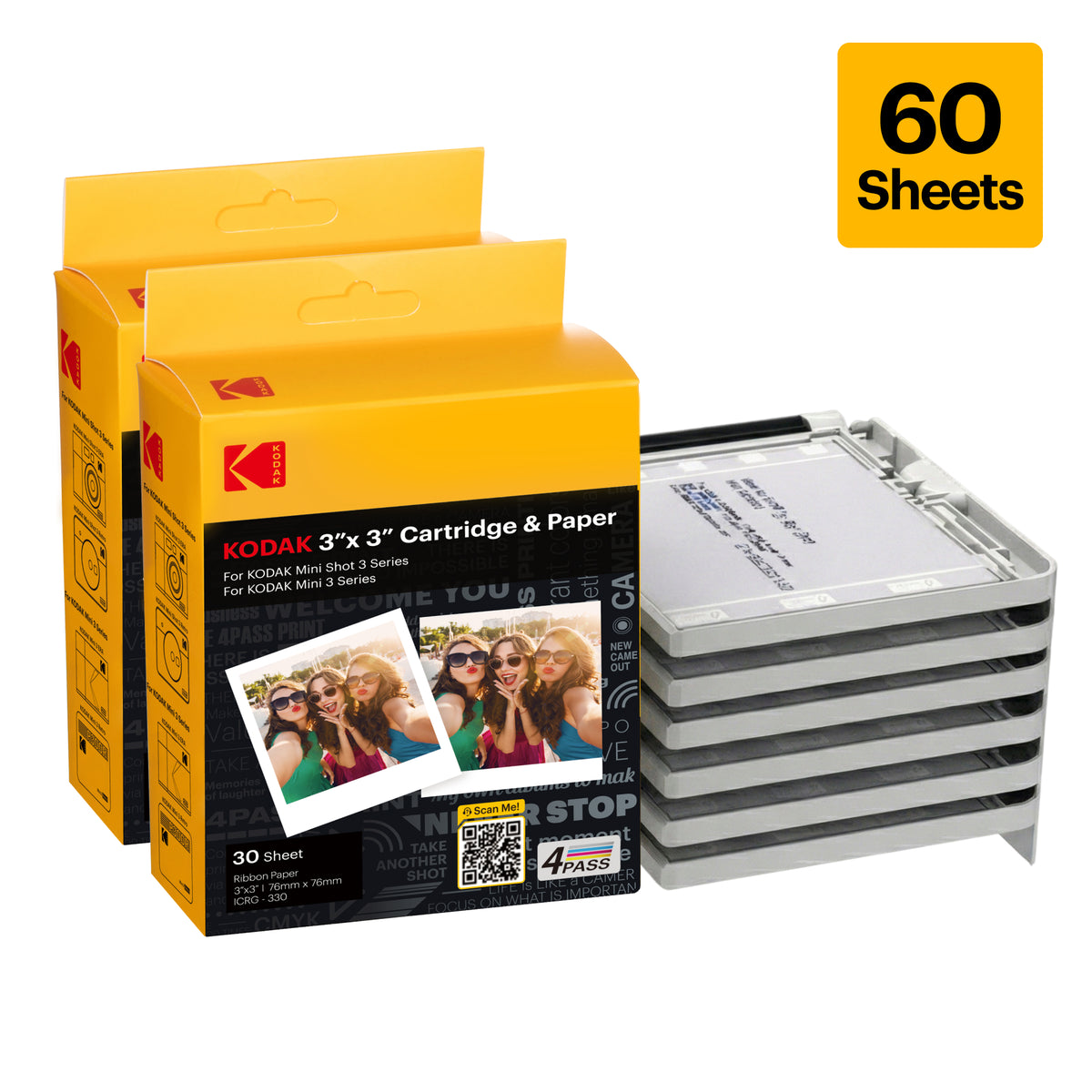 4PASS All one 3x3 Inch Cartridge 60 Photos