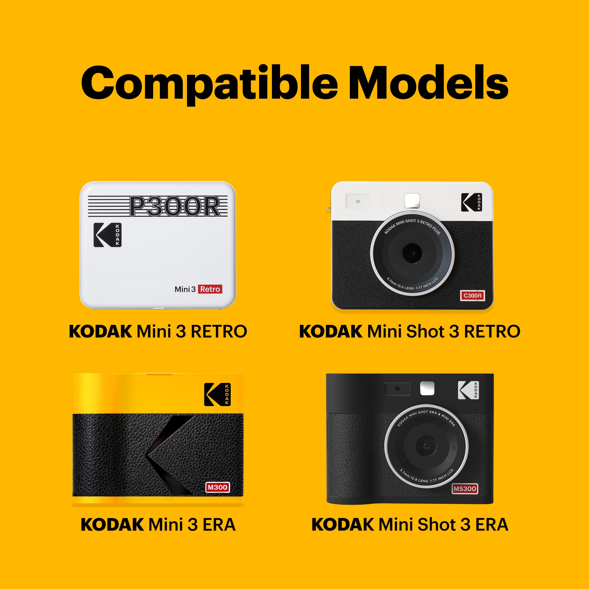 KODAK 4PASS All-in-one 3x3 Inch Cartridge, 60 Photos (ICRG-360)