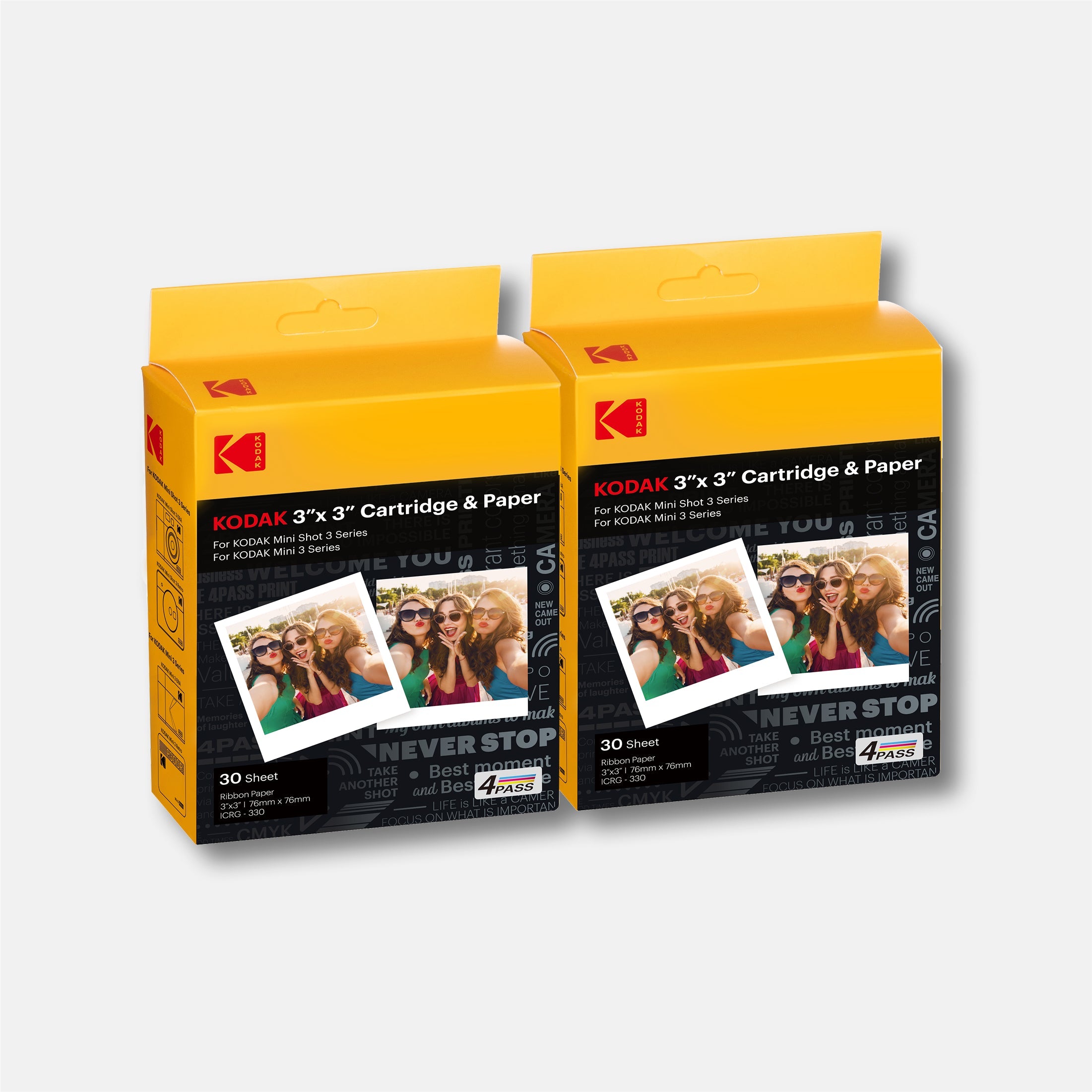 🎁 KODAK 4PASS All-in-one 3"x3" Cartridge, 60 Photos (ICRG-360) (100% off)