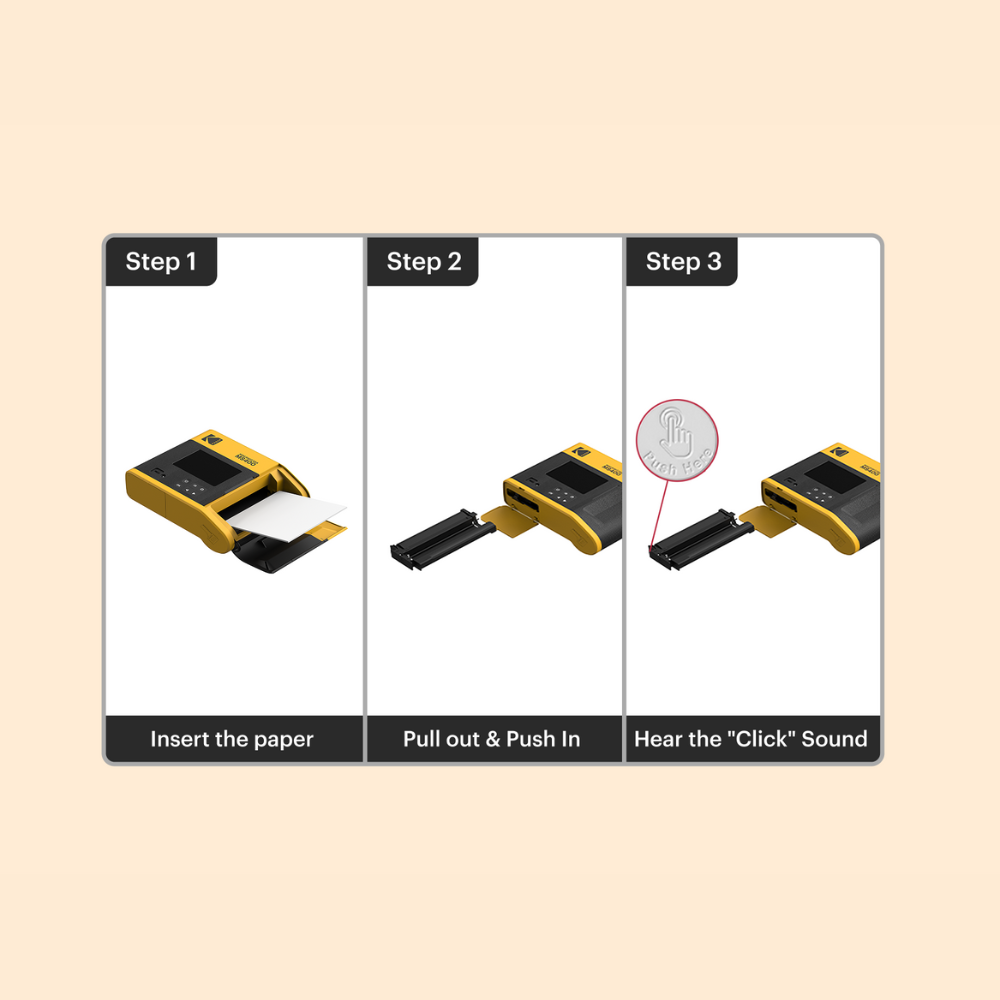 KODAK 4PASS All-in-one 4"x4" Cartridge, 120 Photos (ICRG-4120)
