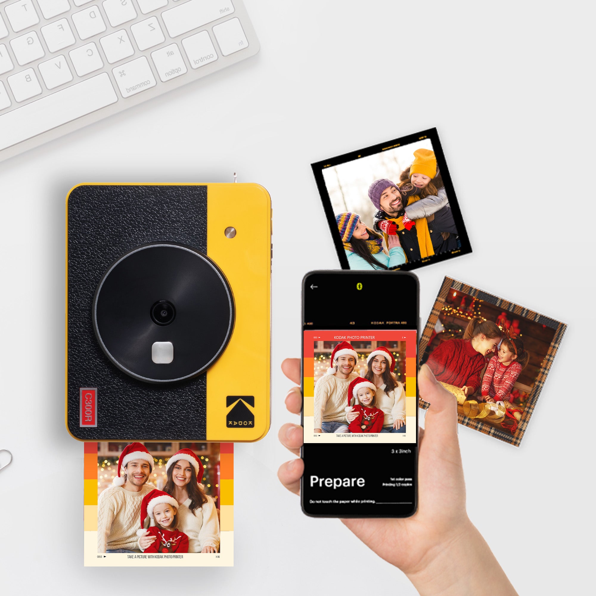 Kodak Mini Shot 3 Retro (C300R) | Best Instant 3x3” Bluetooth Camera  Printer – Kodak Photo Printer