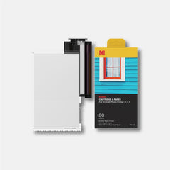 KODAK 4PASS Cartridge&Paper PHC-80 (4x6") 80 Photos