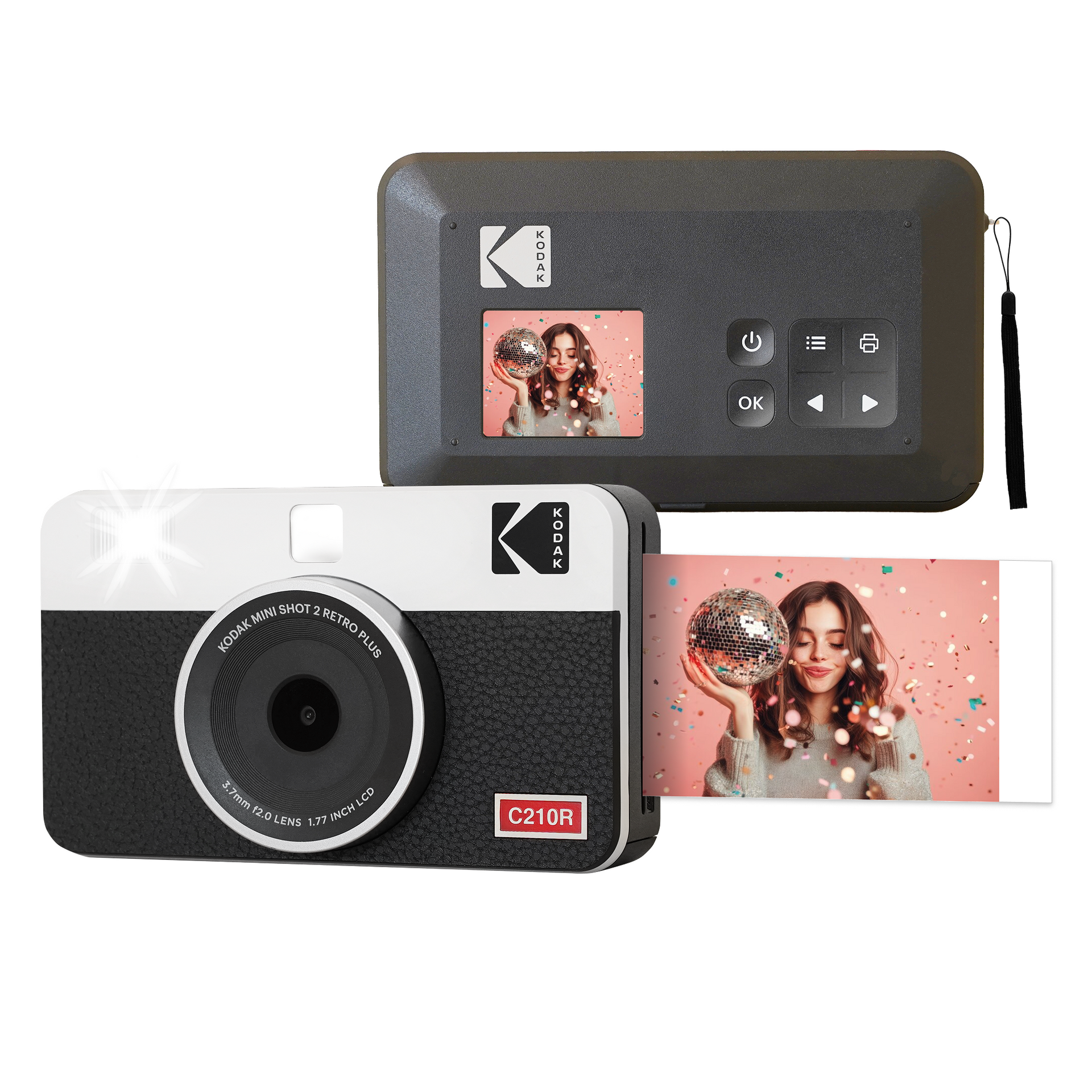 Kodak Mini Shot 2 Retro (C210R) | Best Portable Camera Printer for