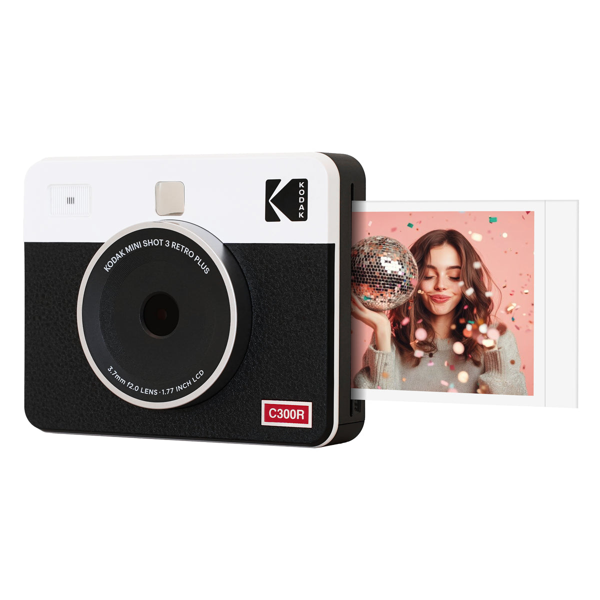 Kodak Mini Shot 3 Retro (C300R) | Best Instant 3x3” Bluetooth 