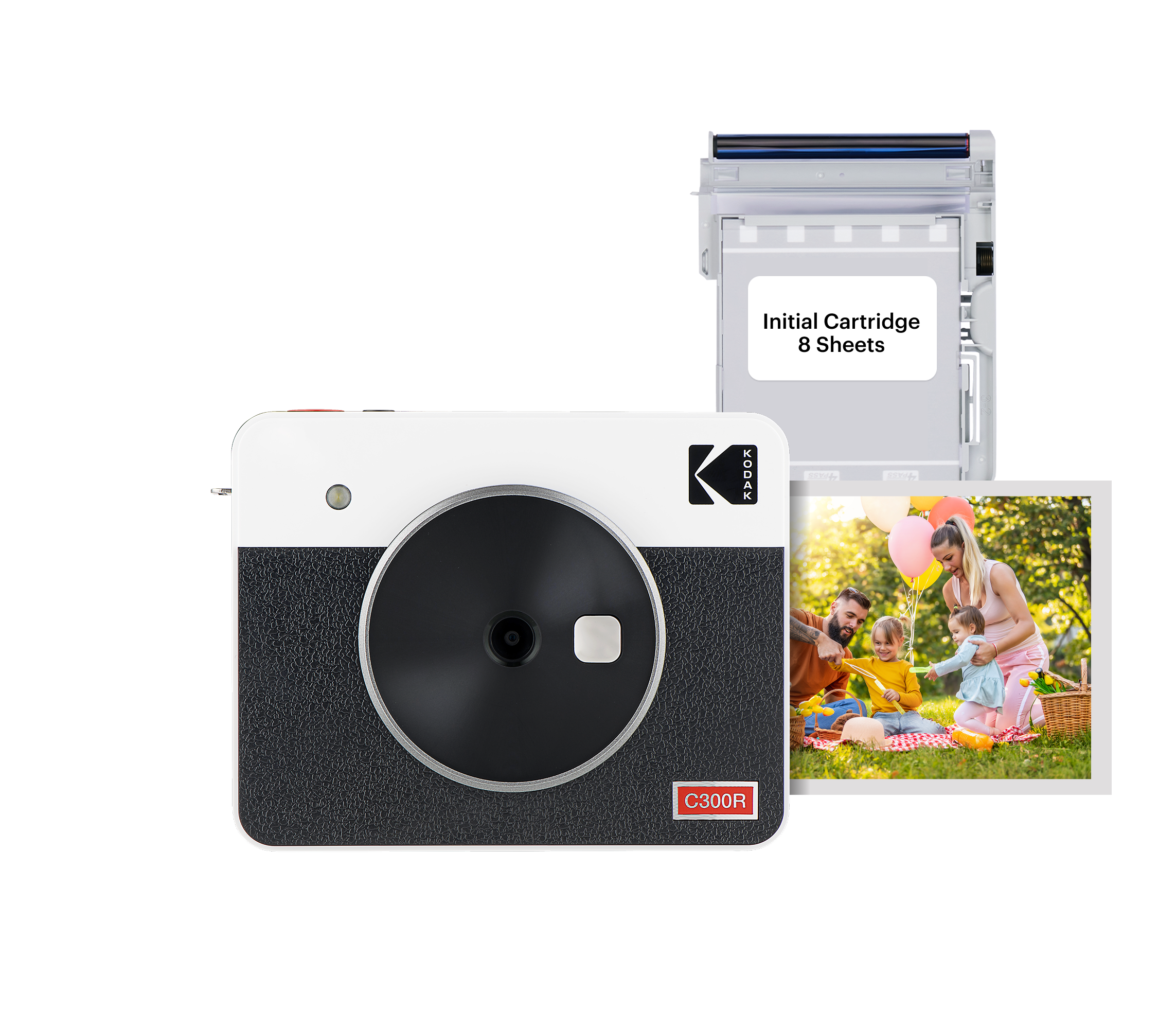 Kodak Mini Shot 3 Retro (C300R) | Best Instant 3x3” Bluetooth 