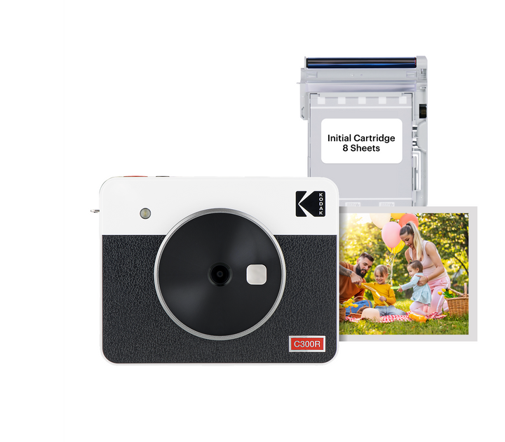 Kodak Mini Shot 3 Retro 3x3" Fotocamera Istantanea Wireless Portatile e Stampante Fotografica, Tecnologia Real Photo HD 4Pass e Finitura Laminata, Qualità Premium