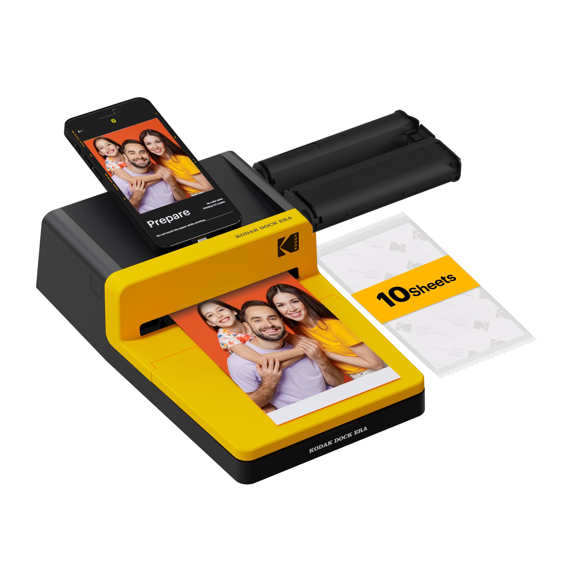 KODAK Dock Era D600 4x6 desktop instant photo printer — Bluetooth wireless, 4PASS dye-sublimation