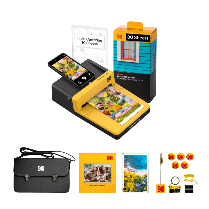 KODAK Dock Era Photo Printer Accessory Bundle