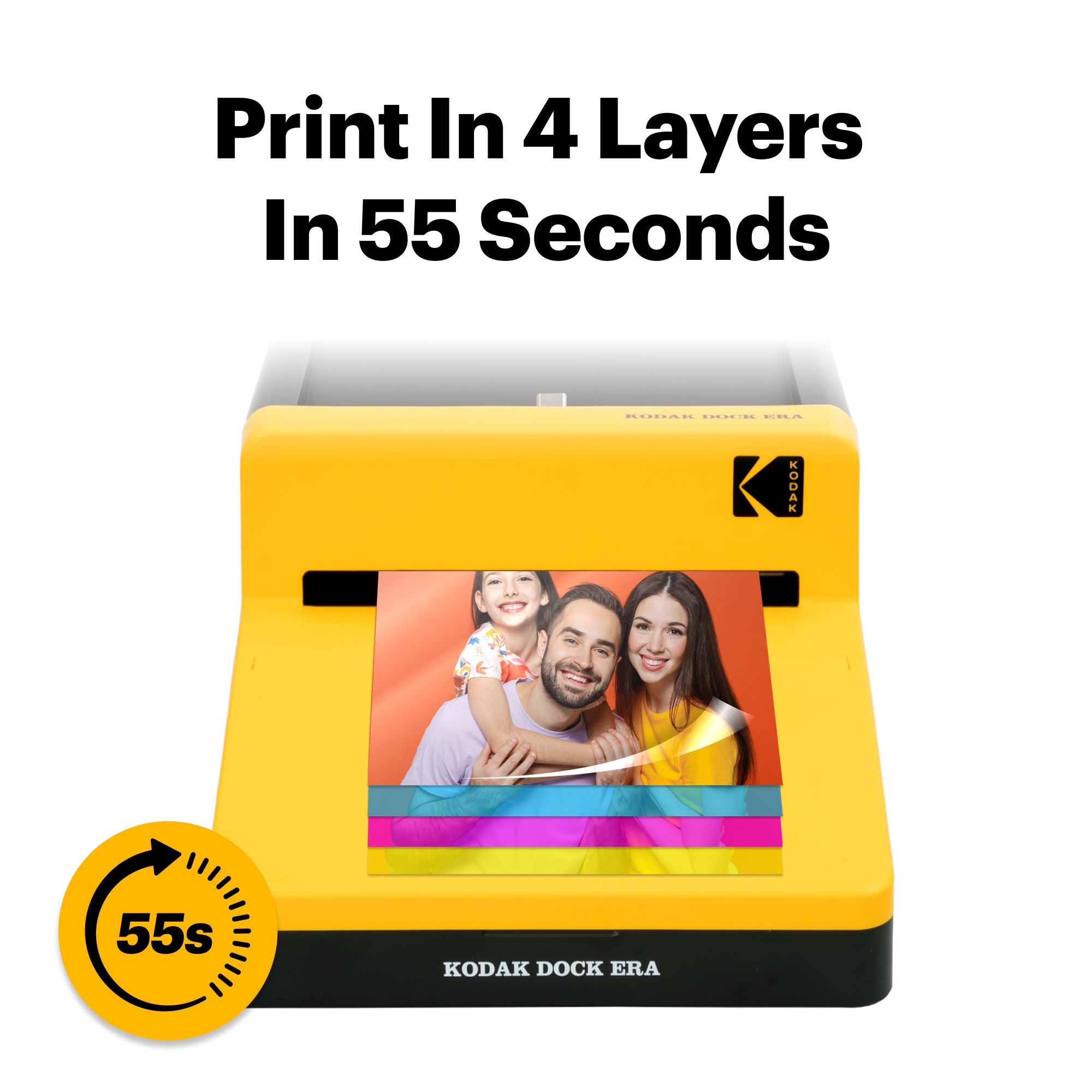 Imprimante photo instantanée KODAK Dock ERA 4PASS (4x6) (imprimante + 90 feuilles + accessoires cadeaux)… 