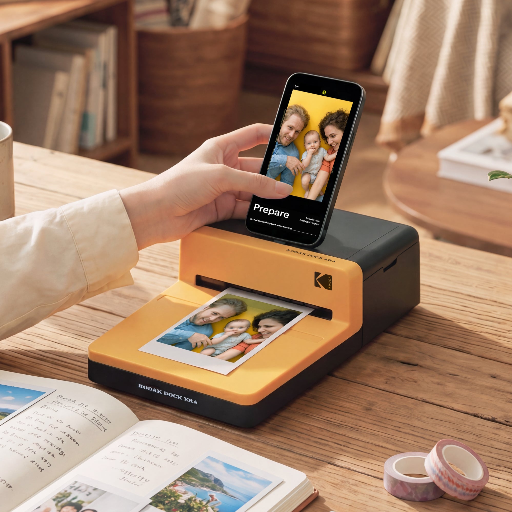 KODAK Dock Era 4x6 Inch D600 Photo Printer 50 Sheet Bundle