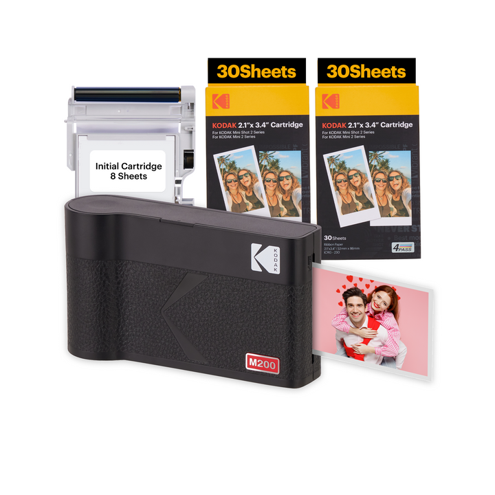 KODAK Mini 2 ERA 4PASS Portable Photo Printer (2.1x3.4) (Printer + 68 Sheets)